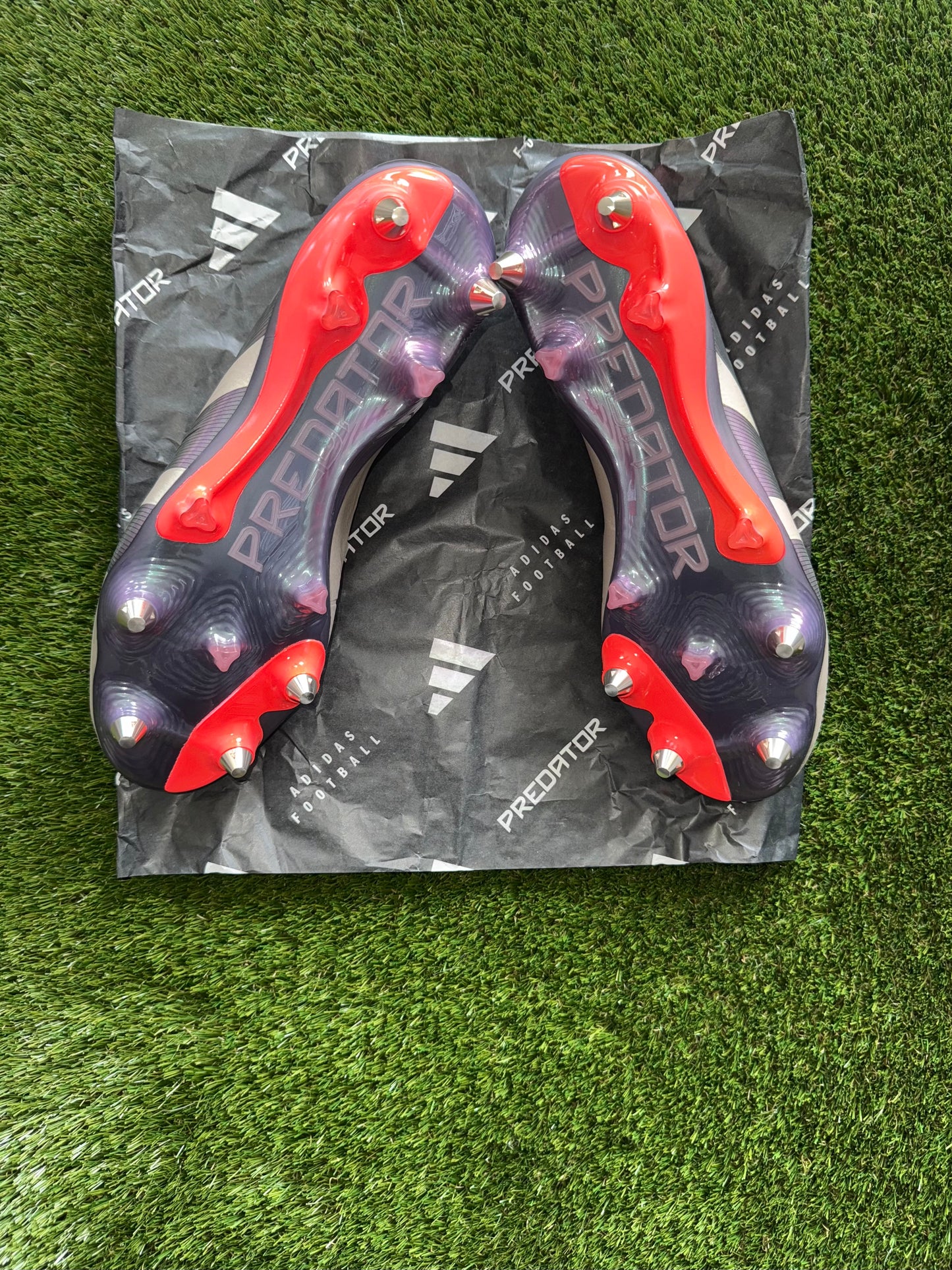 Adidas Predator Elite LL SG Carbon/Platin/Aura Black