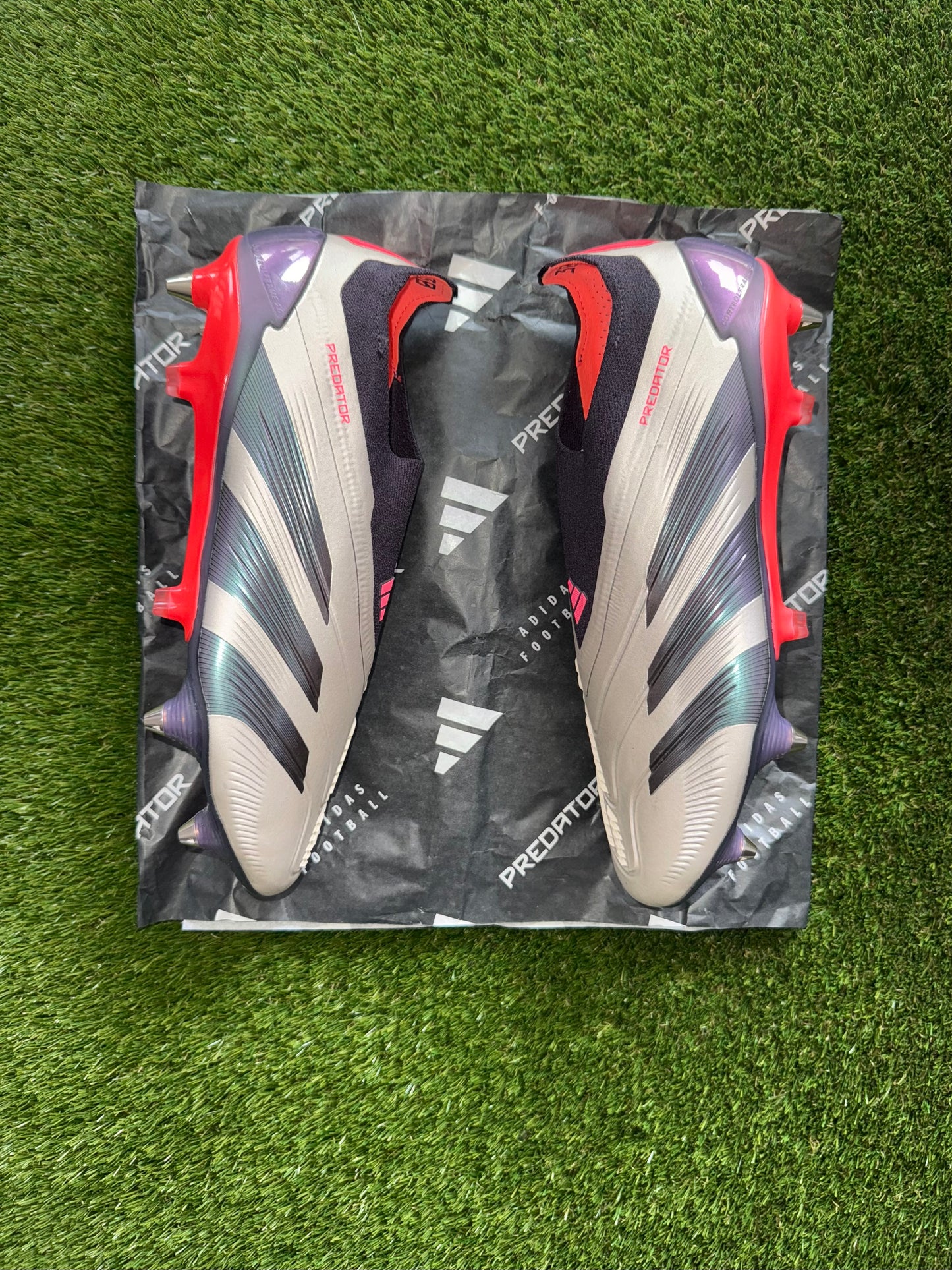 Adidas Predator Elite LL SG Carbon/Platin/Aura Black