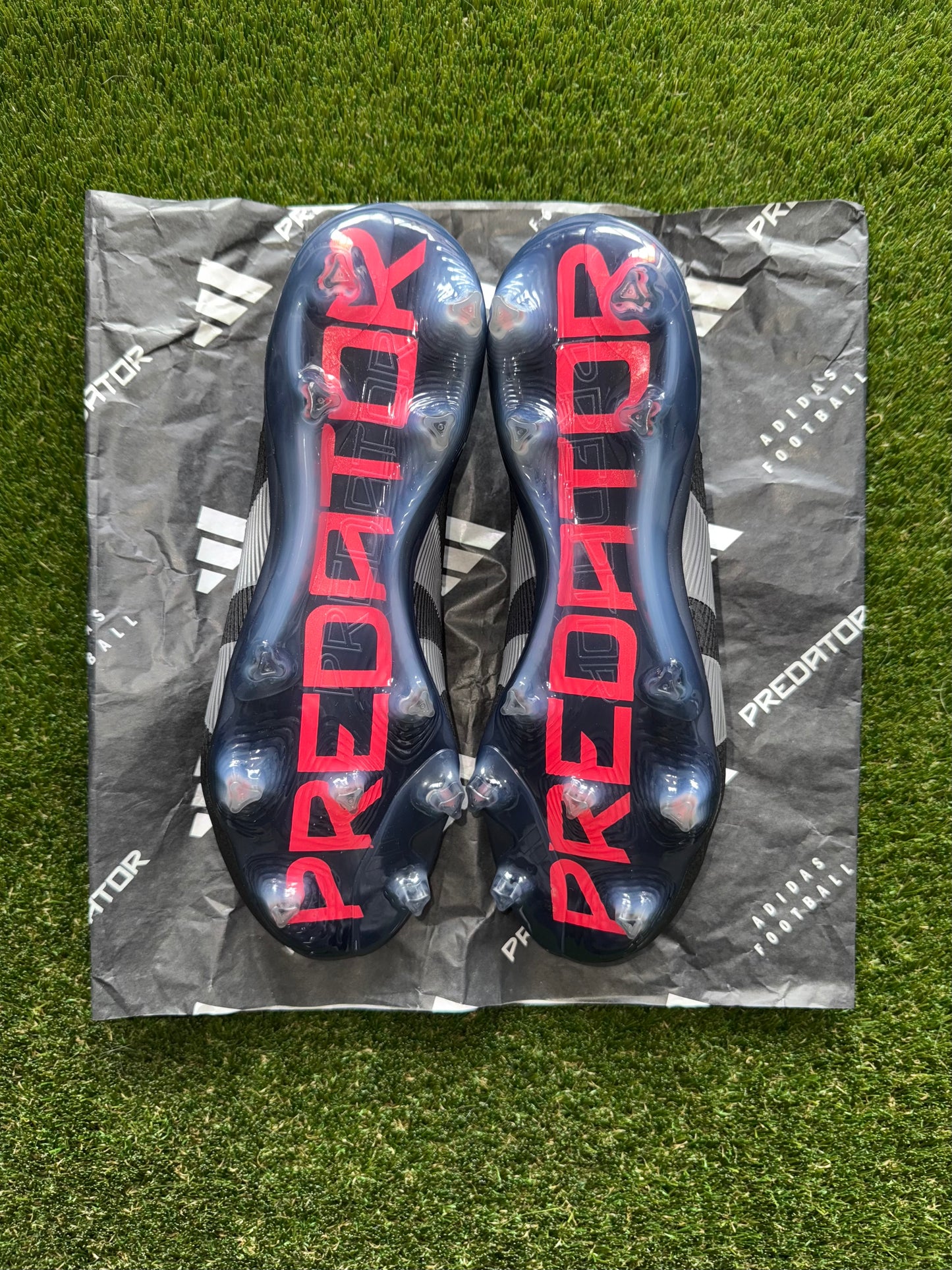Adidas Predator Elite FG Laced Black/Grey/Lucid Red