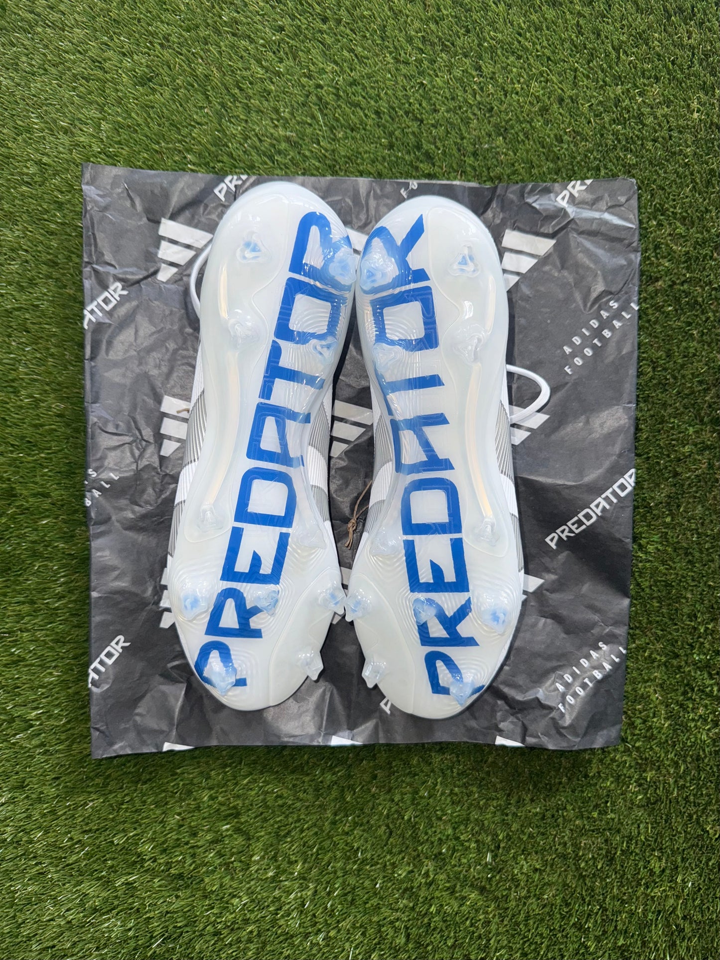 Adidas Predator Elite FG Laced White/Silver/Royal Blue