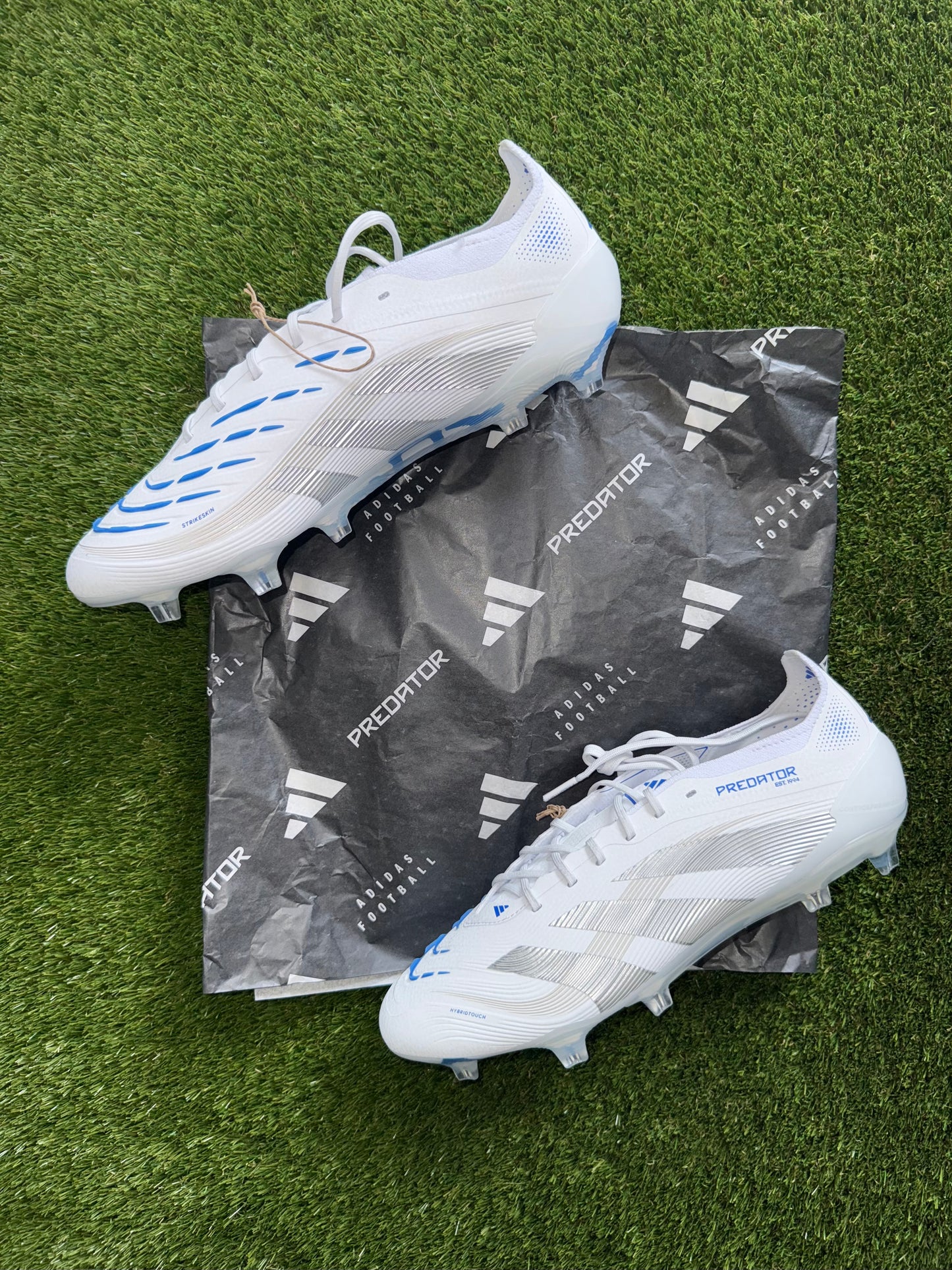 Adidas Predator Elite FG Laced White/Silver/Royal Blue