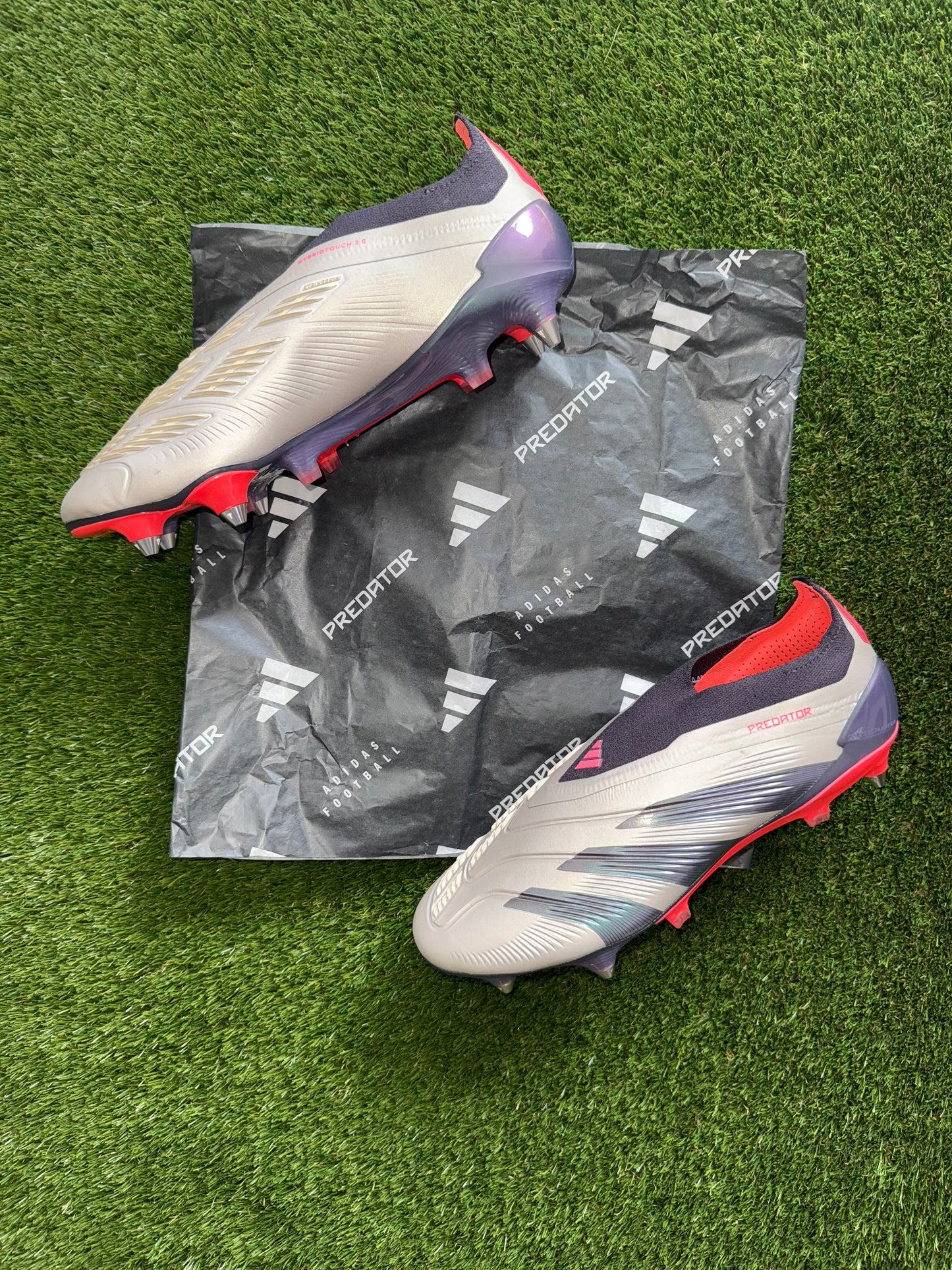 Adidas Predator Elite LL SG Carbon/Platin/Aura Black