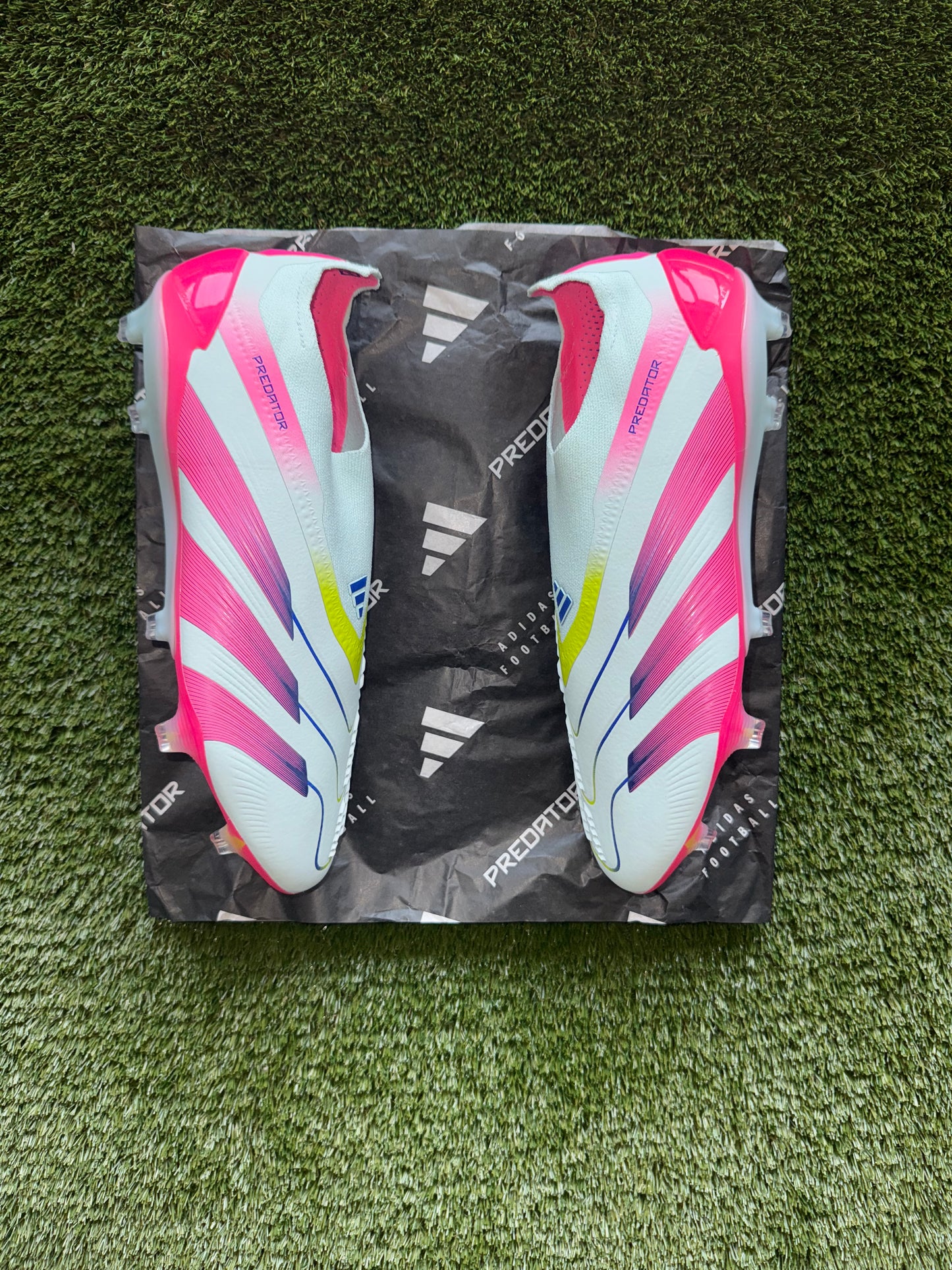 Adidas Predator Elite Laceless FG Almost Blue/Lucid Pink