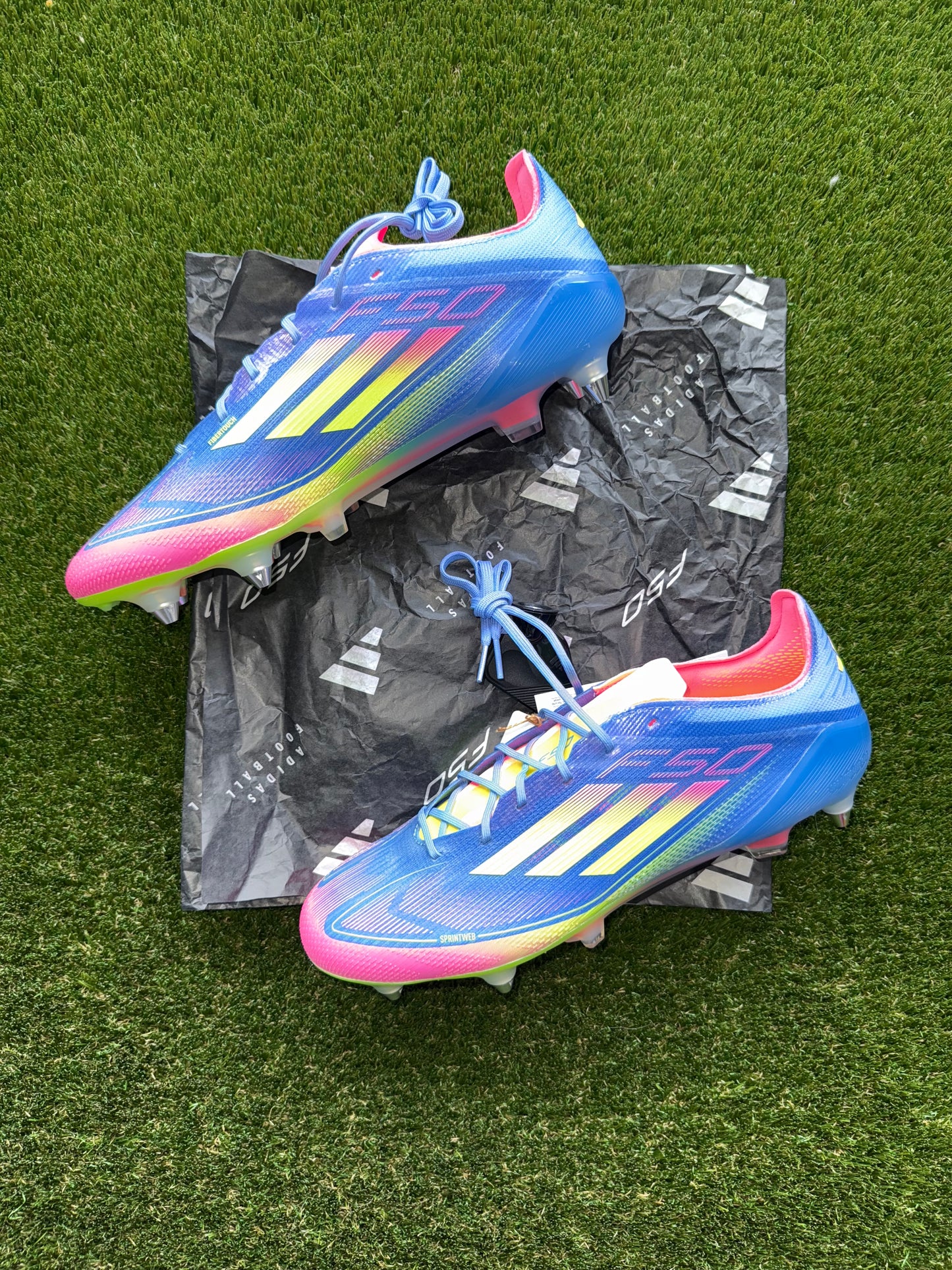 Adidas F50 Elite SG Blue Fusion/Lucid Lemon/Lucid Pink