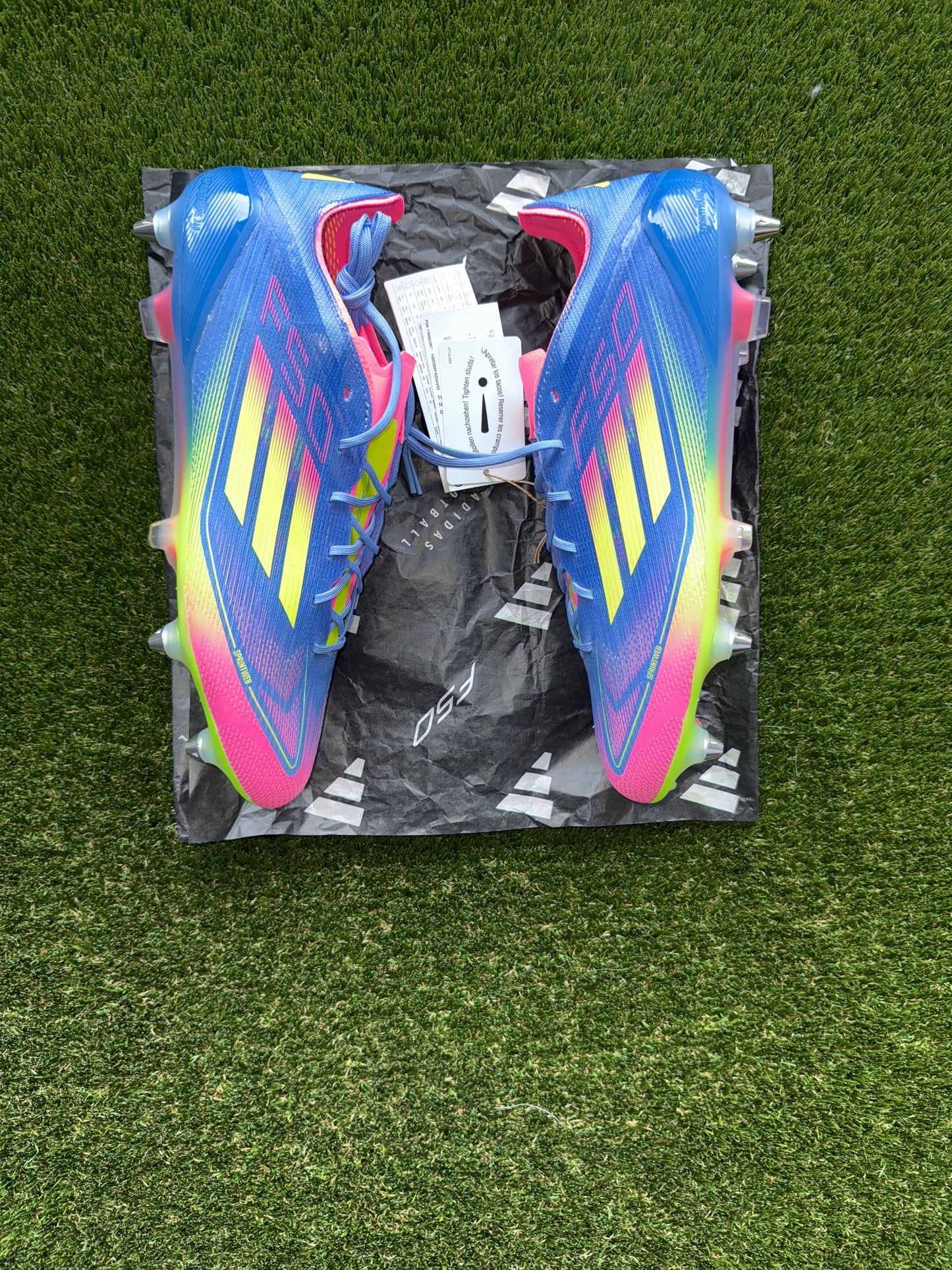 Adidas F50 Elite SG Blue Fusion/Lucid Lemon/Lucid Pink