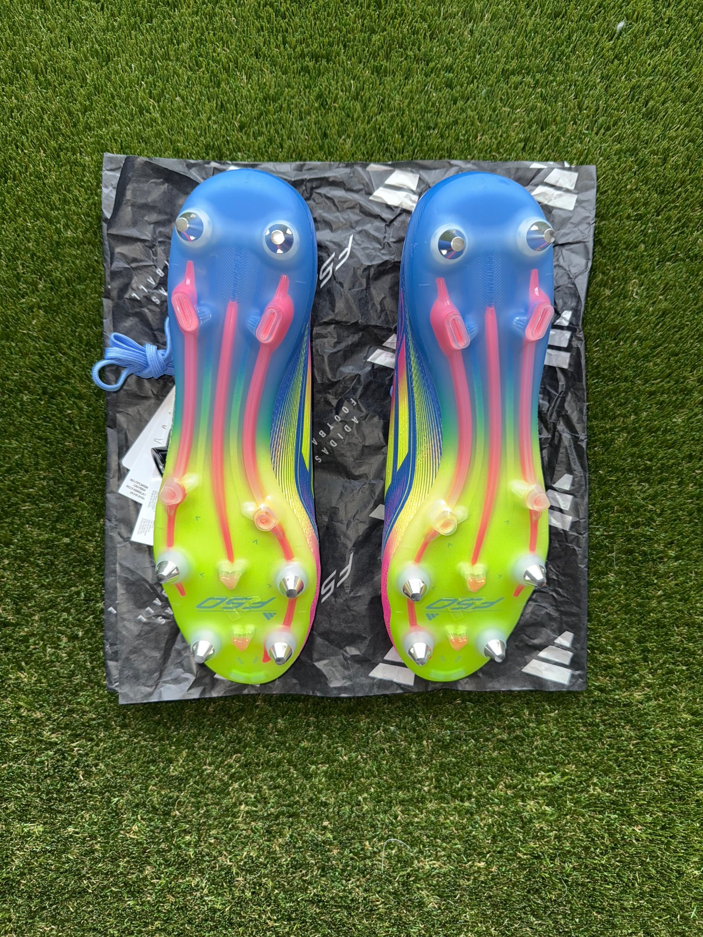Adidas F50 Elite SG Blue Fusion/Lucid Lemon/Lucid Pink