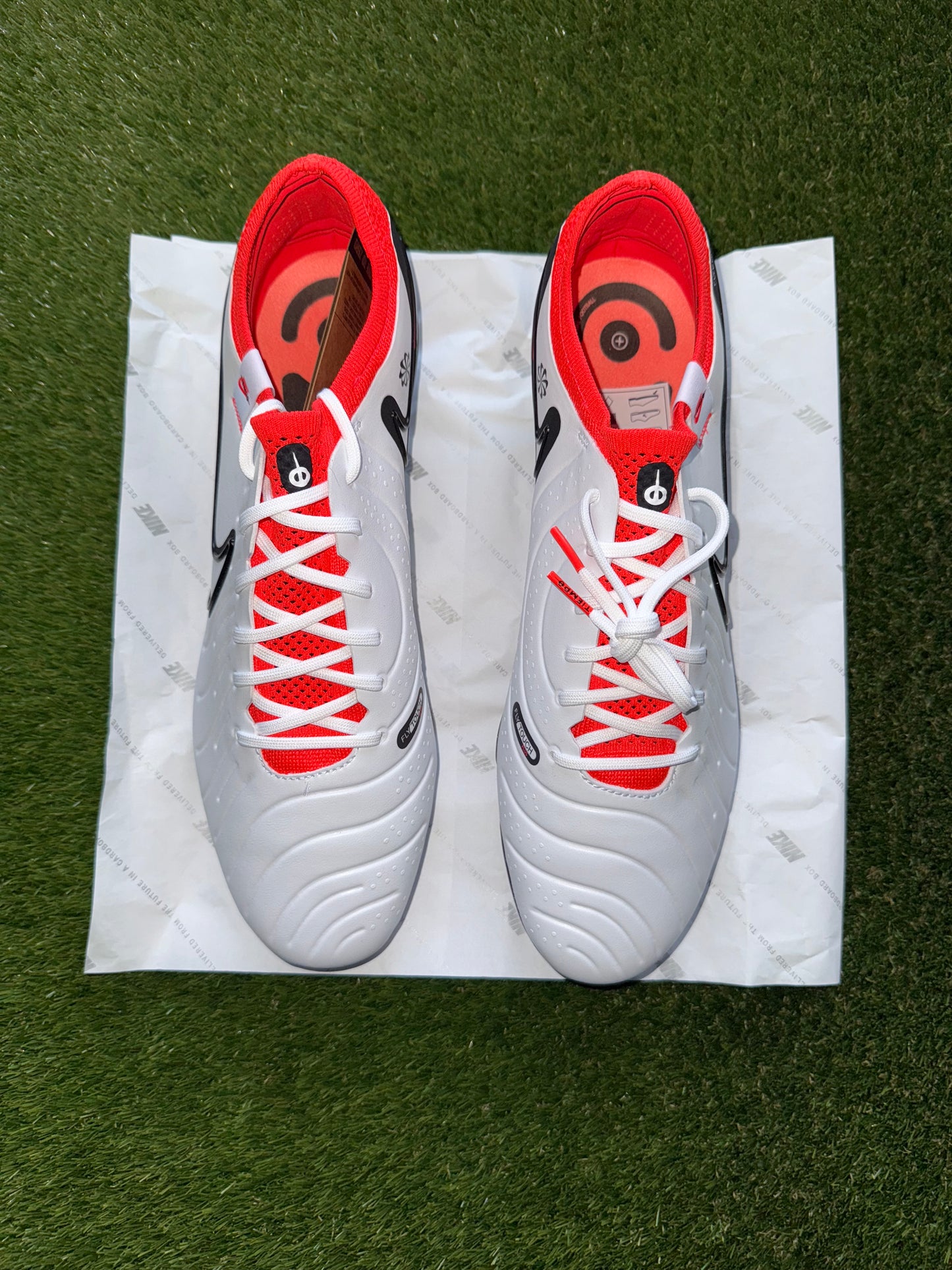 Nike Tiempo Legend Elite FG White/Black/Bright Crimson