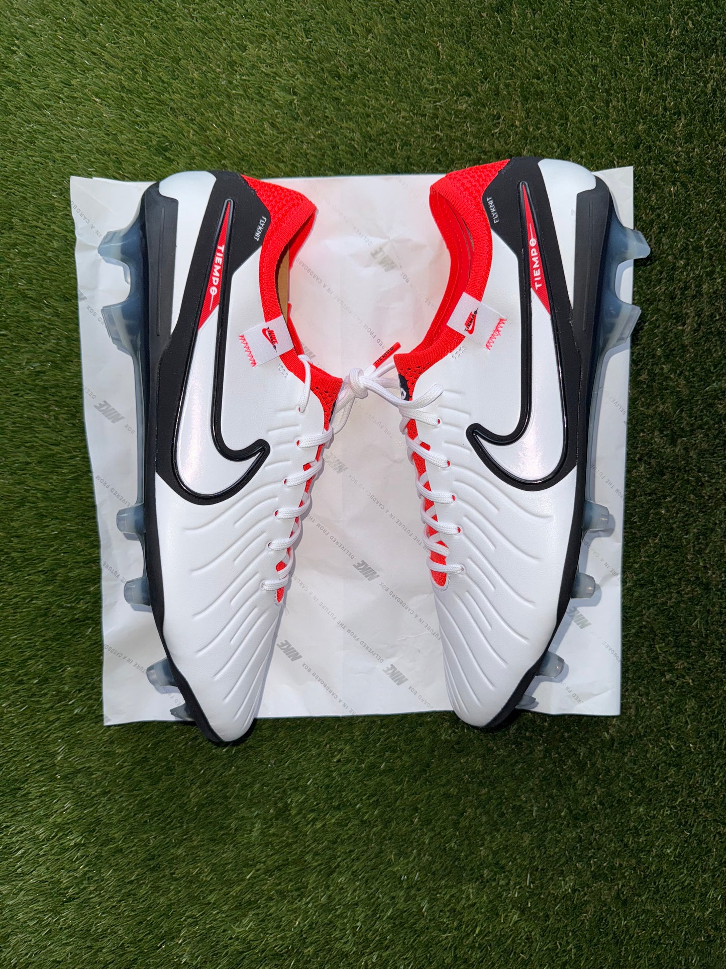 Nike Tiempo Legend Elite FG White/Black/Bright Crimson