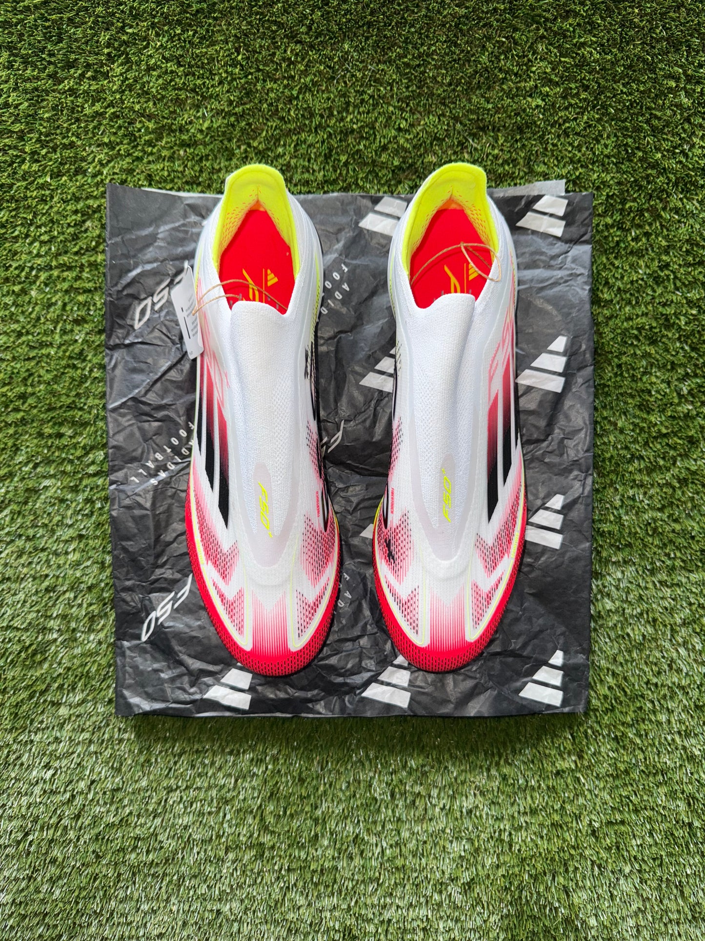 Adidas F50+ FG White/Black/Red/Solar Yellow