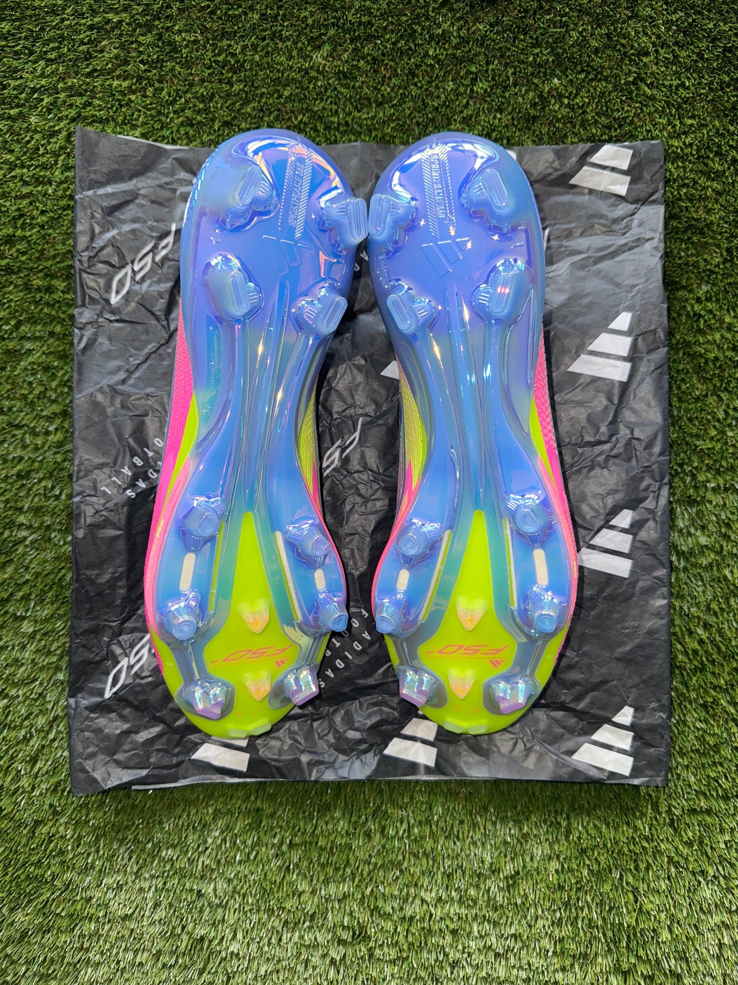 Adidas F50+ Elite FG Blue Fusion/Lucid Lemon//Lucid Pink