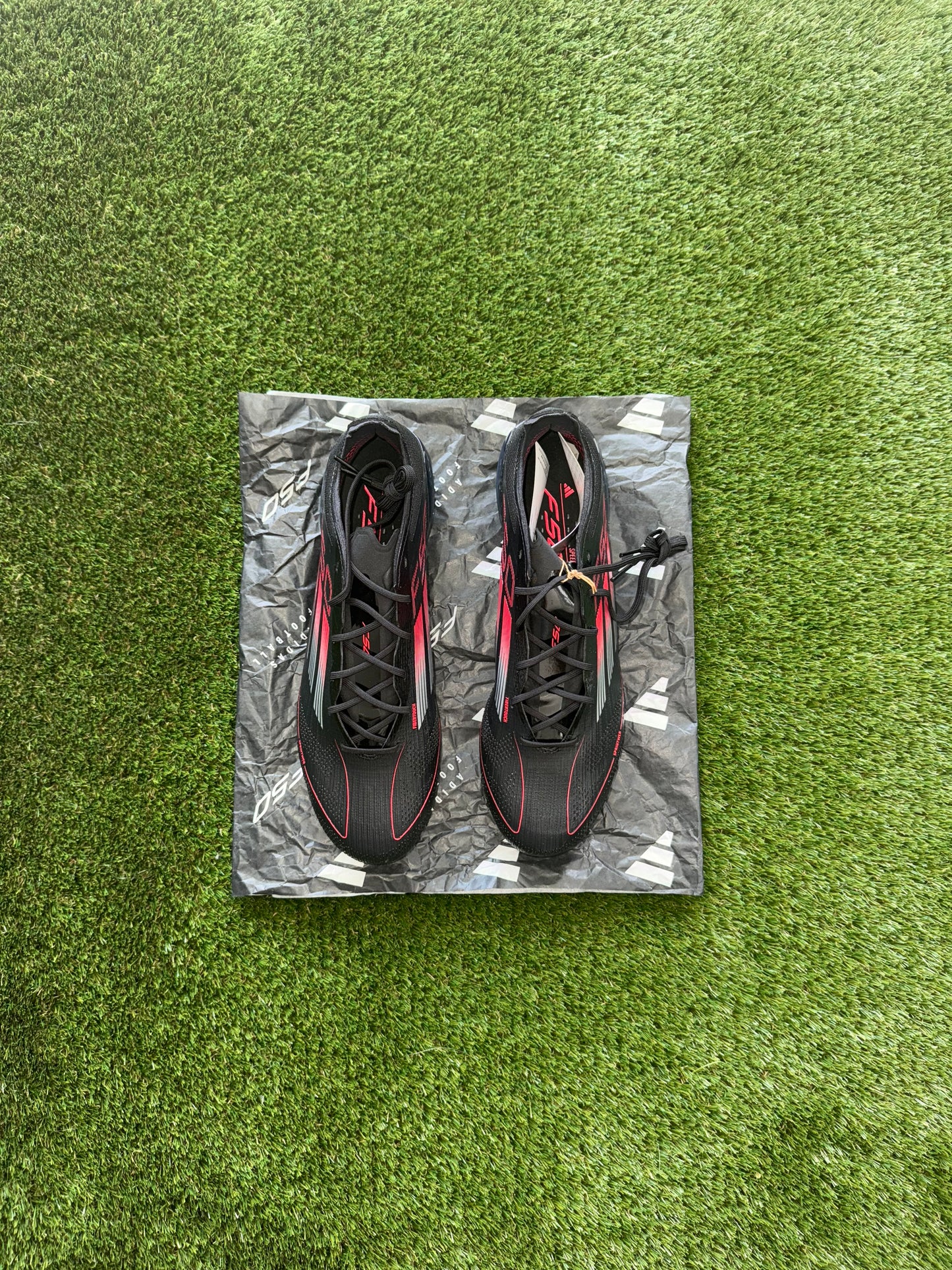 Adidas F50 Elite FG Laced Black/Iron/Lucid Red