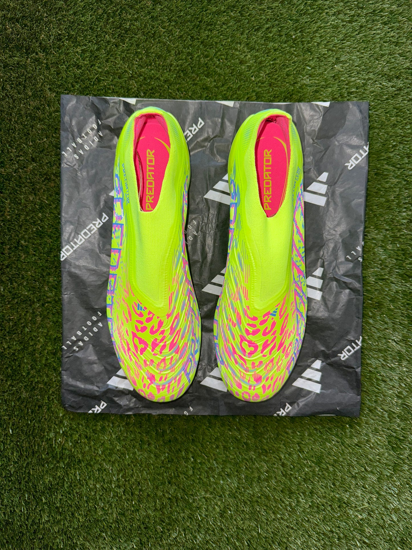 Adidas Predator Elite Laceless FG Lucid Lemon/Pink/Blue