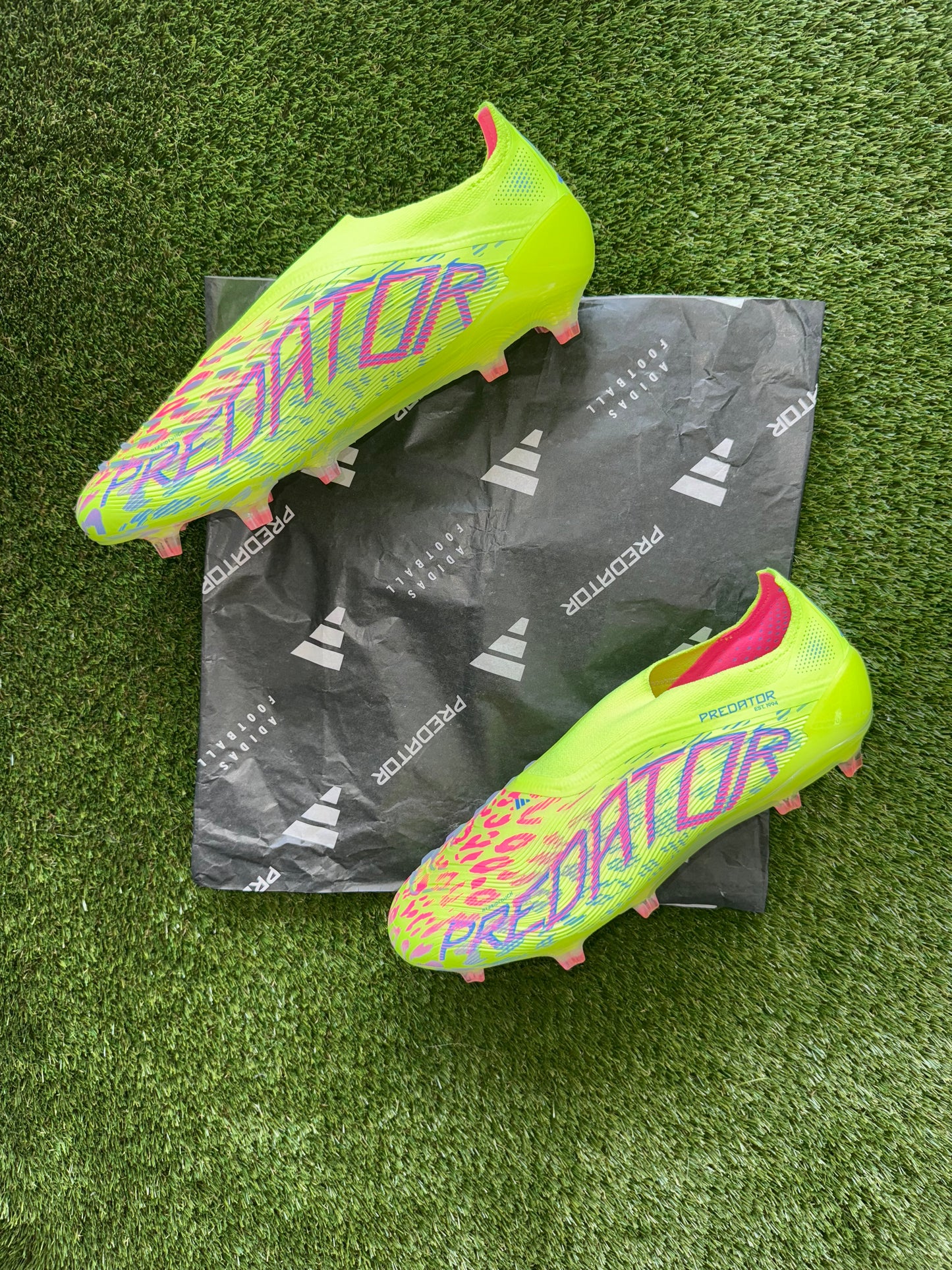 Adidas Predator Elite Laceless FG Lucid Lemon/Pink/Blue
