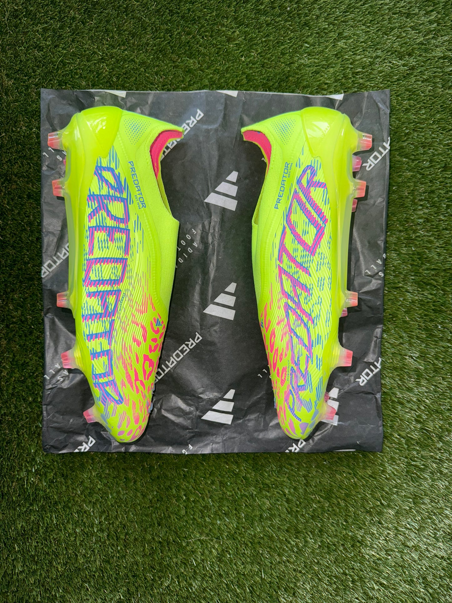 Adidas Predator Elite Laceless FG Lucid Lemon/Pink/Blue