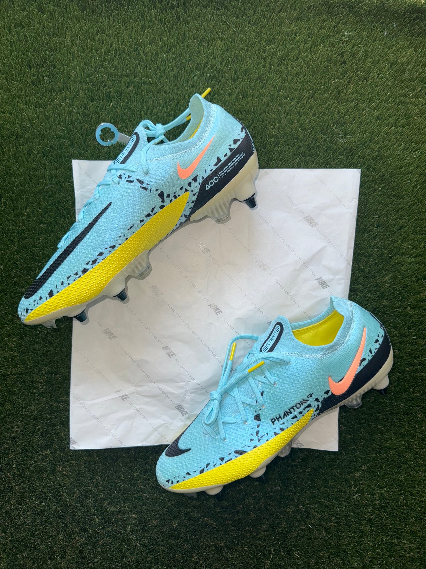 Nike Phantom GT2 Elite SG Deadstock Turquoise/Yellow