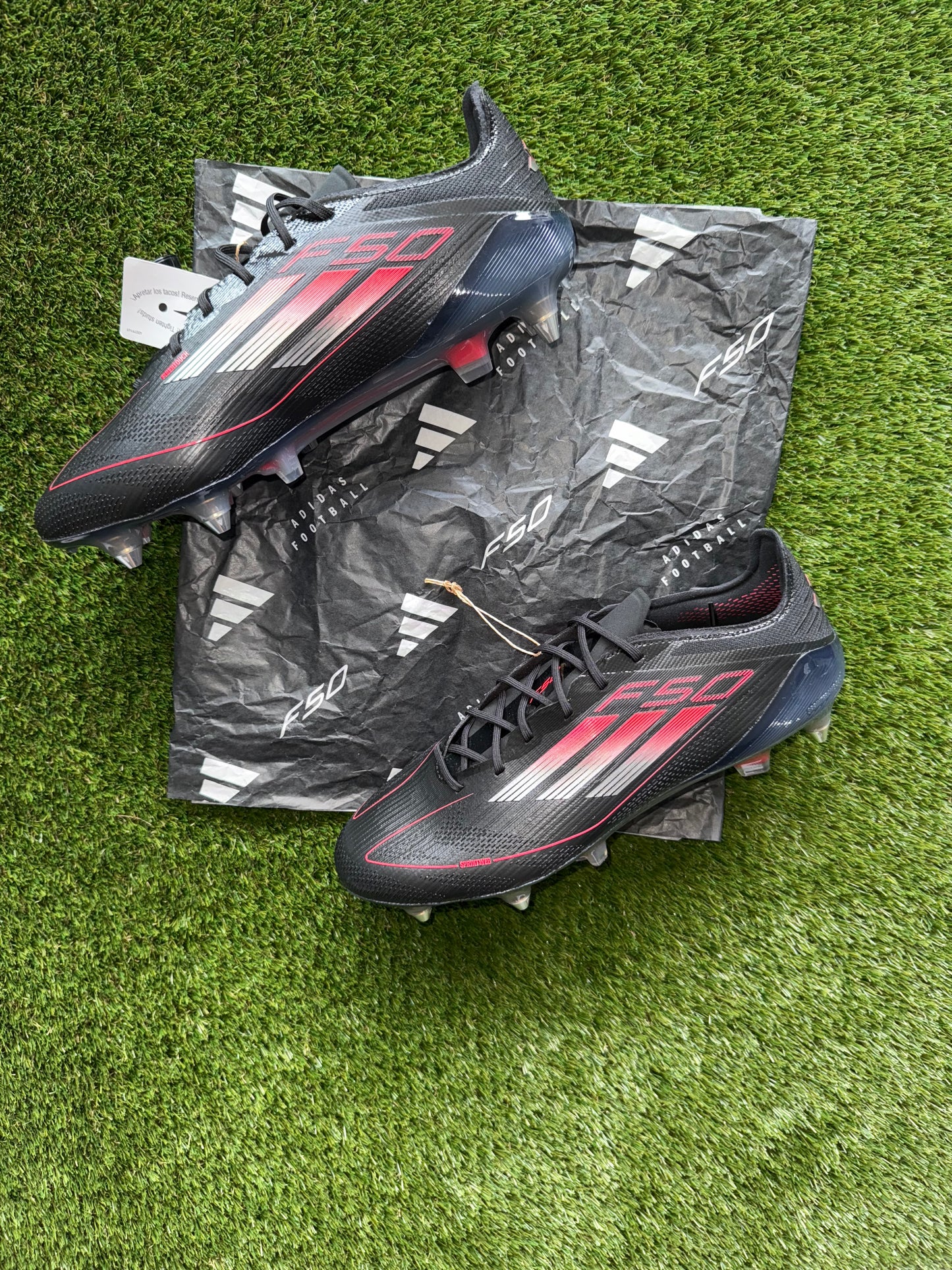 Adidas F50 ELITE SG Black/Iron/Lucid Red