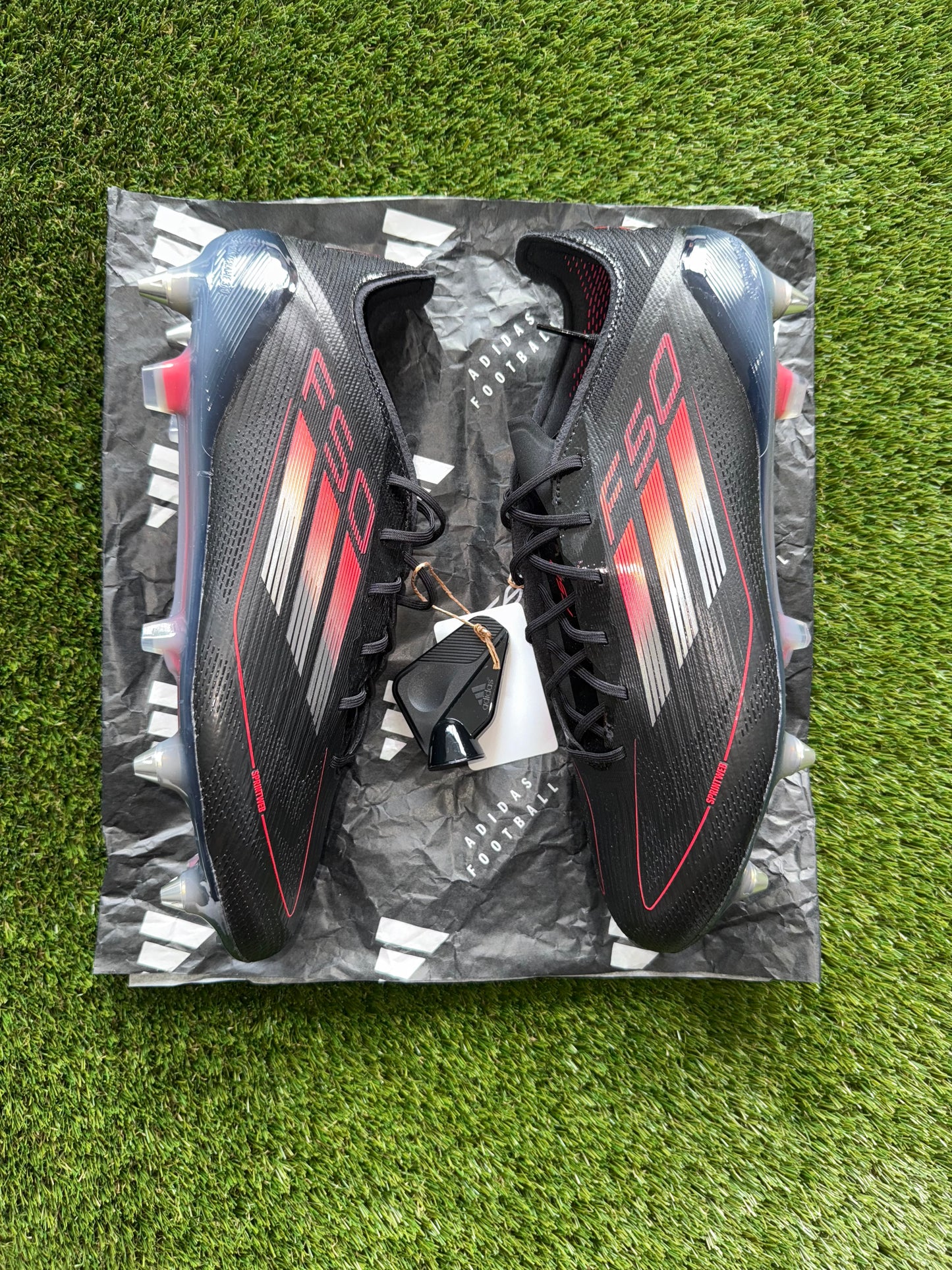 Adidas F50 ELITE SG Black/Iron/Lucid Red
