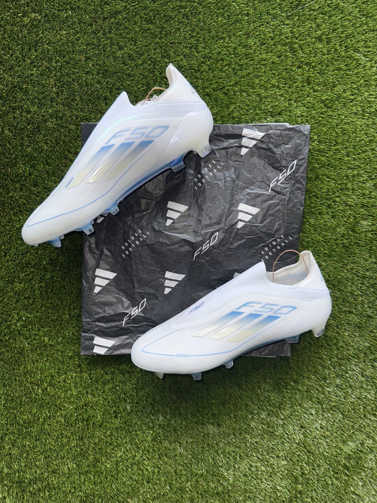 Adidas F50 Elite LL FG Polar Pack White/Blue