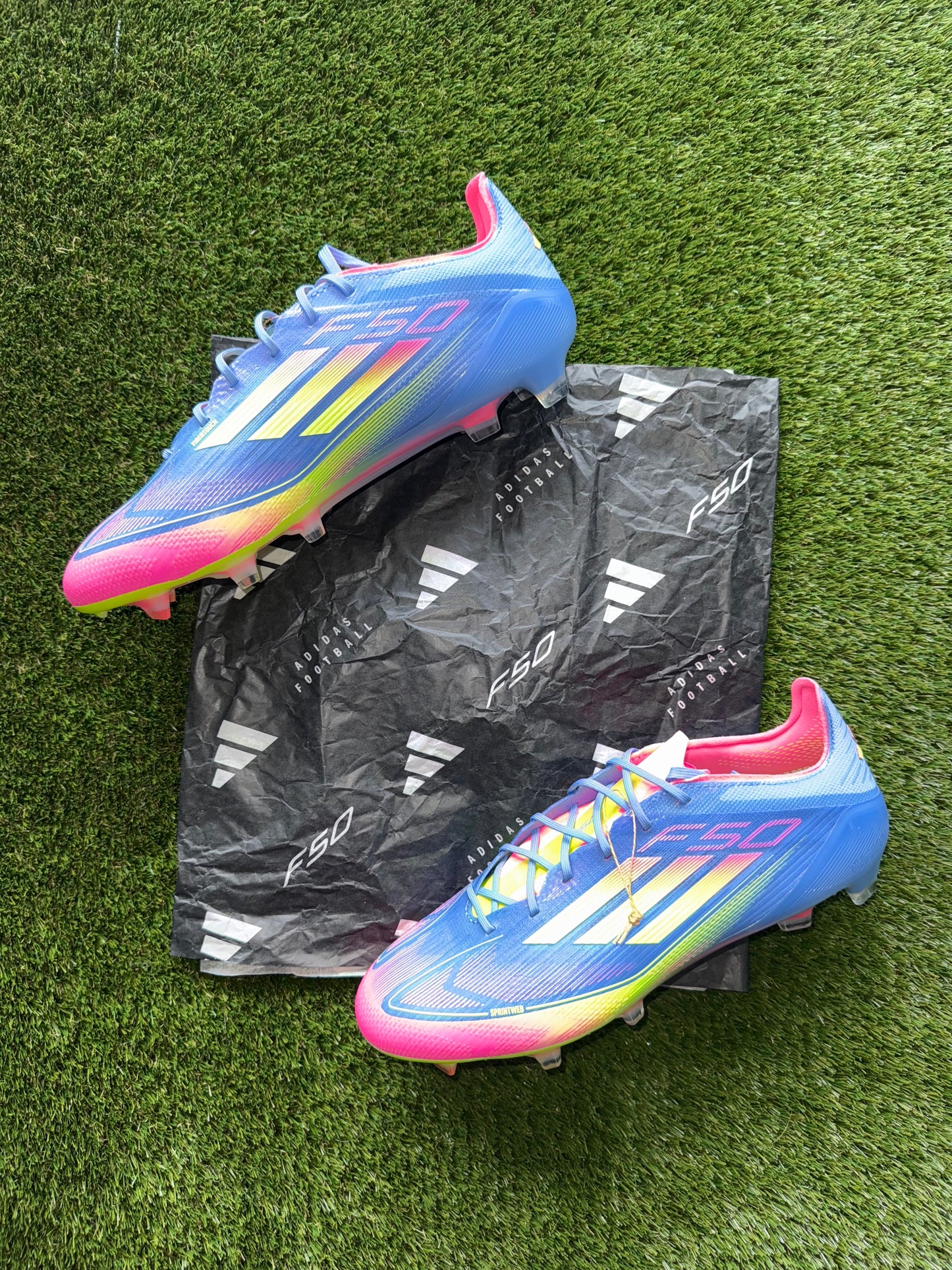 Adidas F50 Elite FG Blue Fusion/Lucid Lemon/Lucid Pink