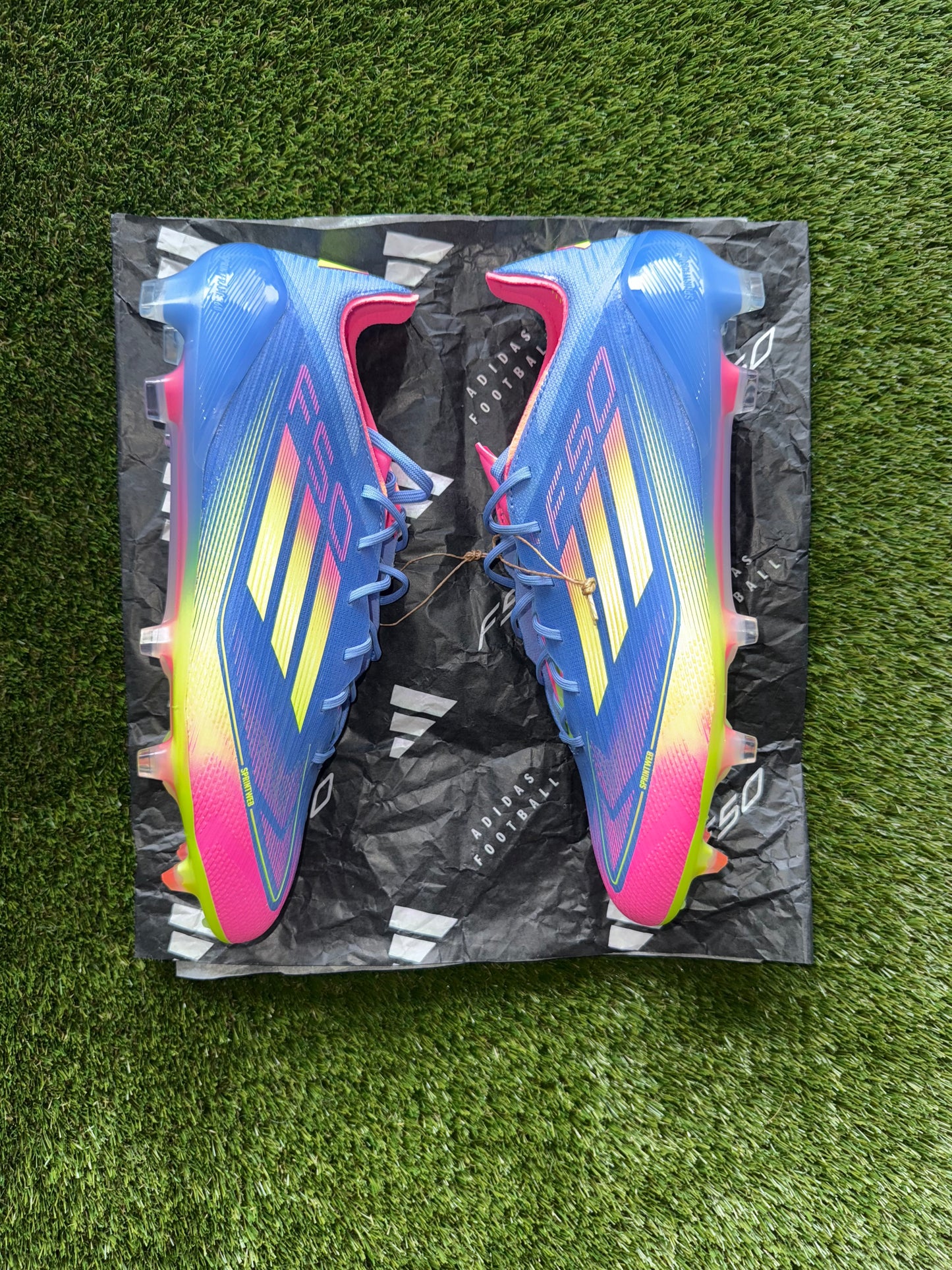 Adidas F50 Elite FG Blue Fusion/Lucid Lemon/Lucid Pink