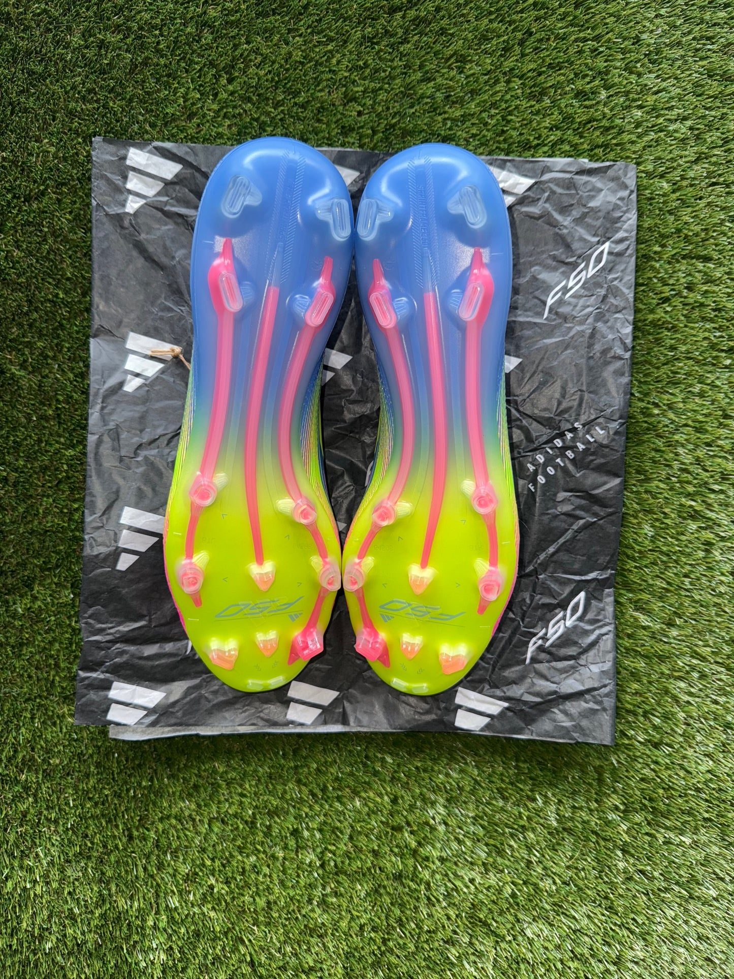 Adidas F50 Elite FG Blue Fusion/Lucid Lemon/Lucid Pink