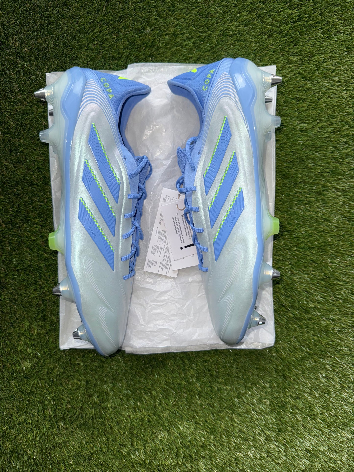 Adidas Copa Pure 3 Elite SG Halo Blue/Silver Lucid Lemon