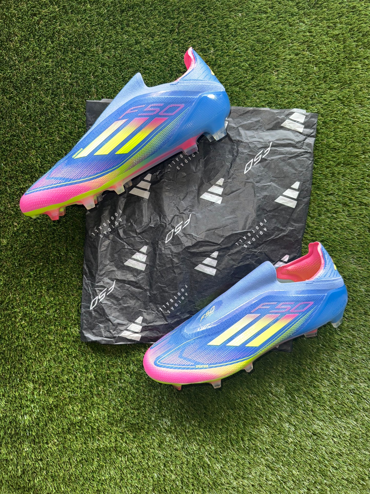Adidas F50 Elite LL FG Blue Fusion/Pink/Yellow