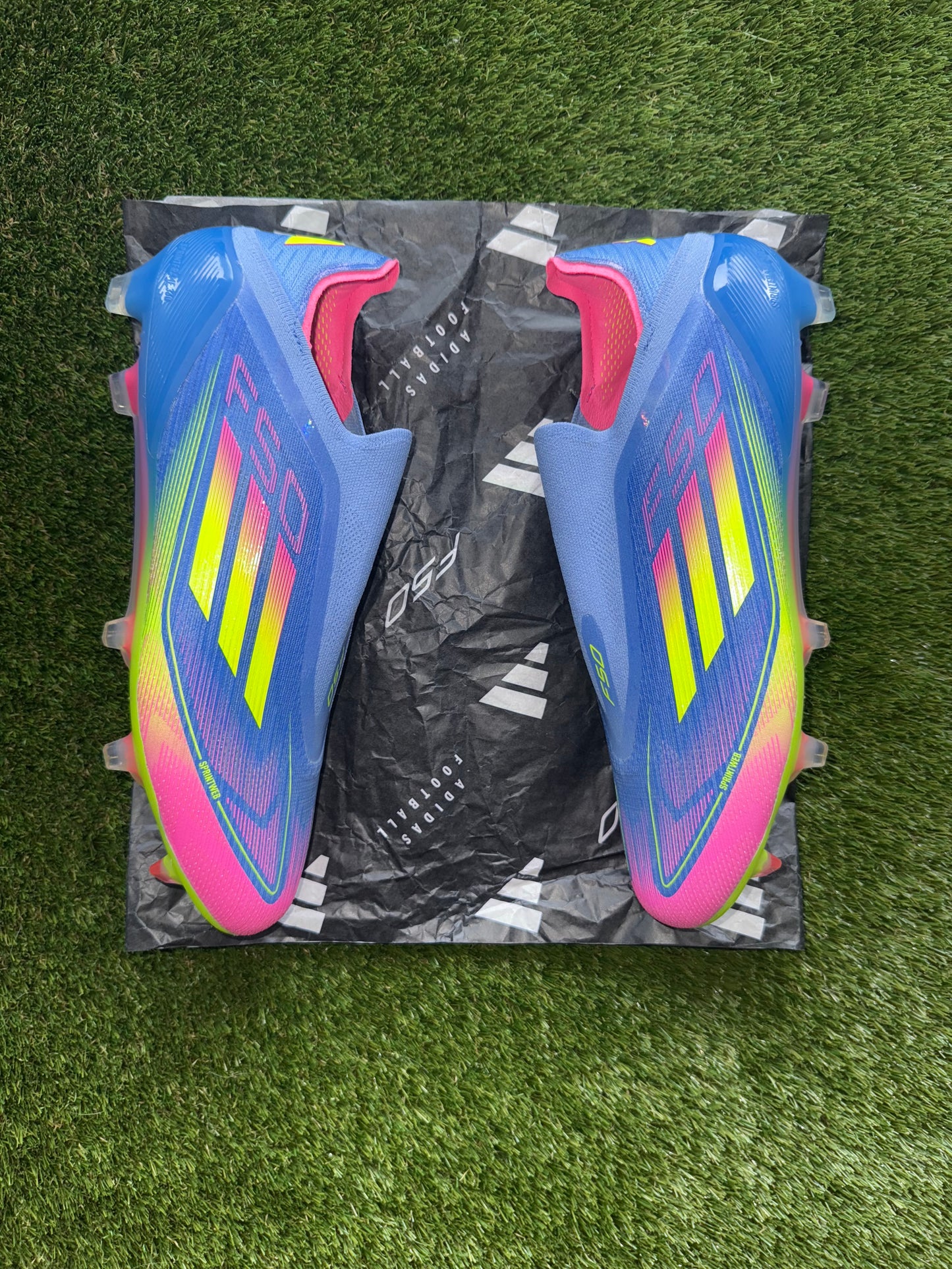 Adidas F50 Elite LL FG Blue Fusion/Pink/Yellow