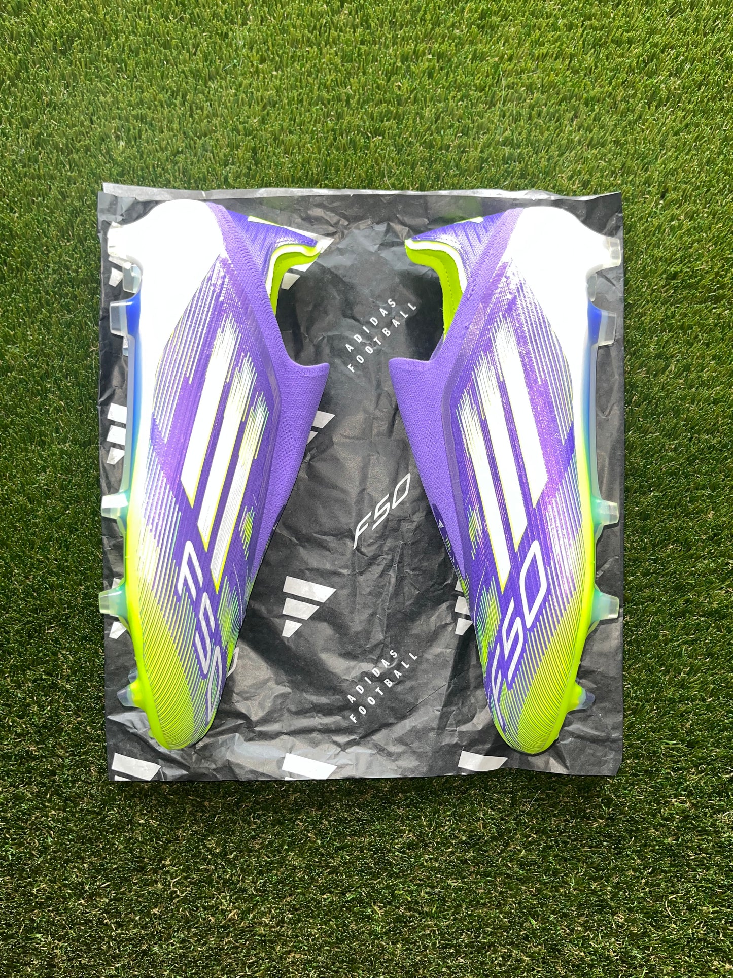 Adidas F50 Elite Laceless FG Purple Rush/White/Lucid Lemon