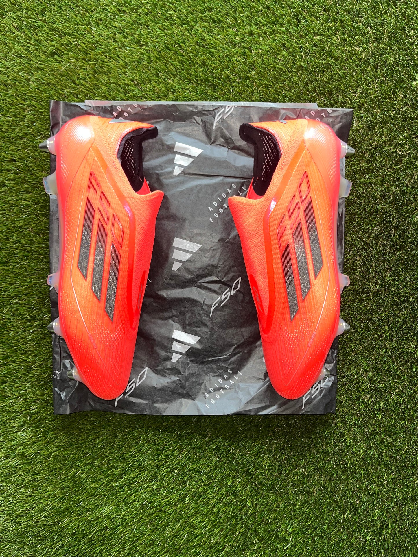 Adidas F50 Elite Laceless SG Turbo/Black