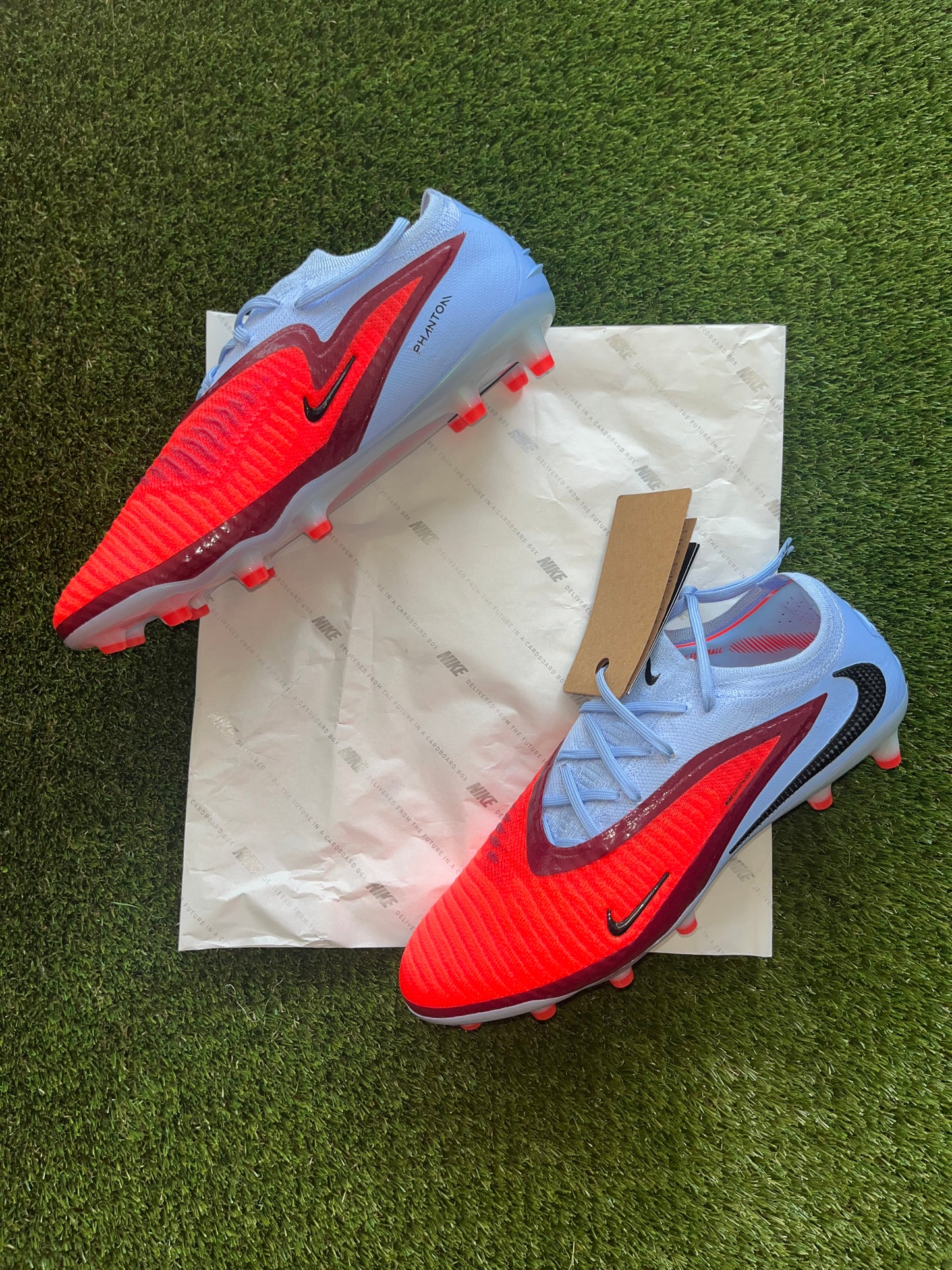 Nike Phantom 6 Elite Low AG-Pro Royal Tint/Grey/Bright Crimson Orange