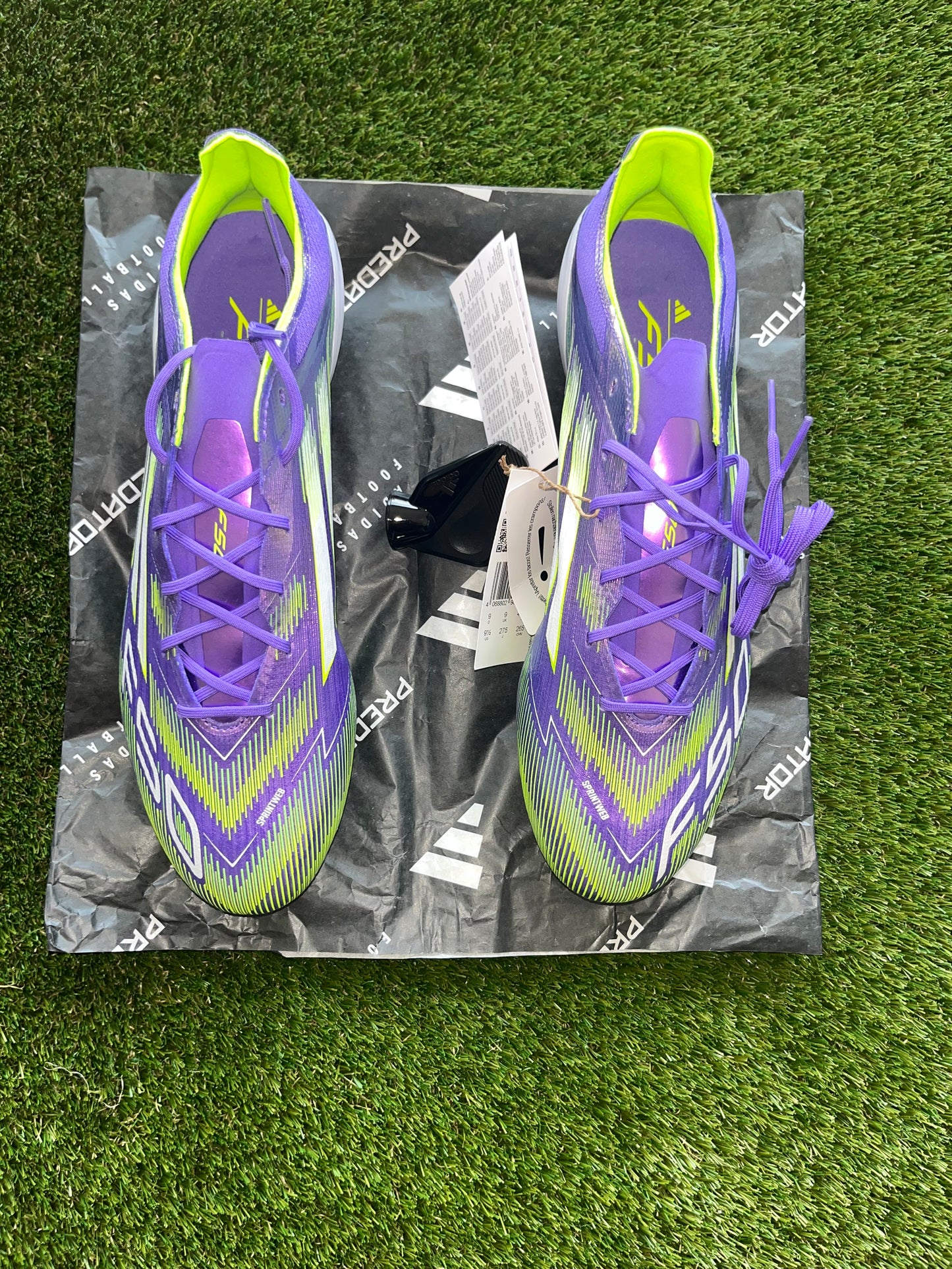 Adidas F50 Elite Laced SG Purple Rush/White/Lucid Lemon