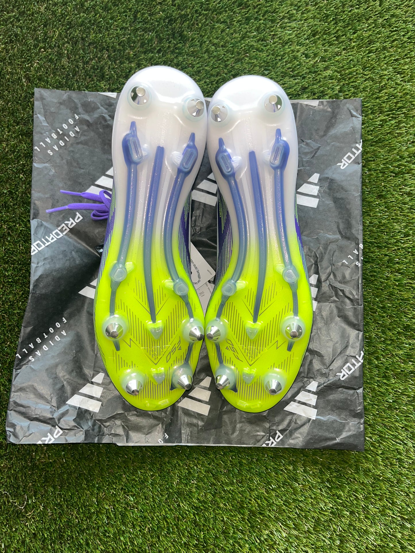 Adidas F50 Elite Laced SG Purple Rush/White/Lucid Lemon