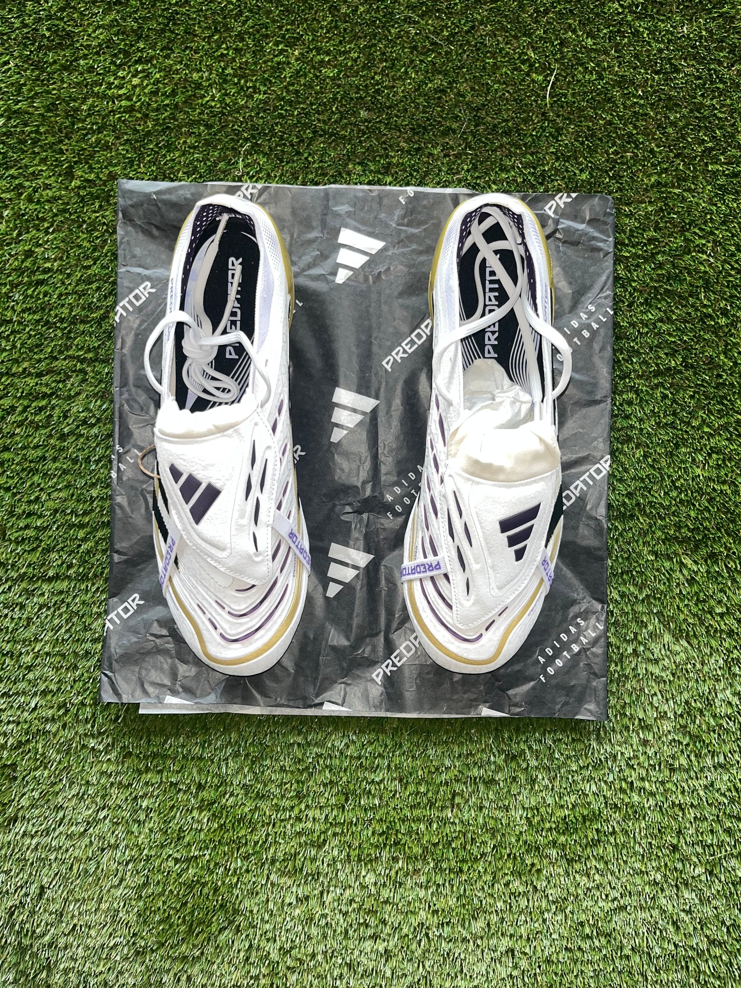 Adidas Predator Elite FT 👅 FG White/Black/Gold