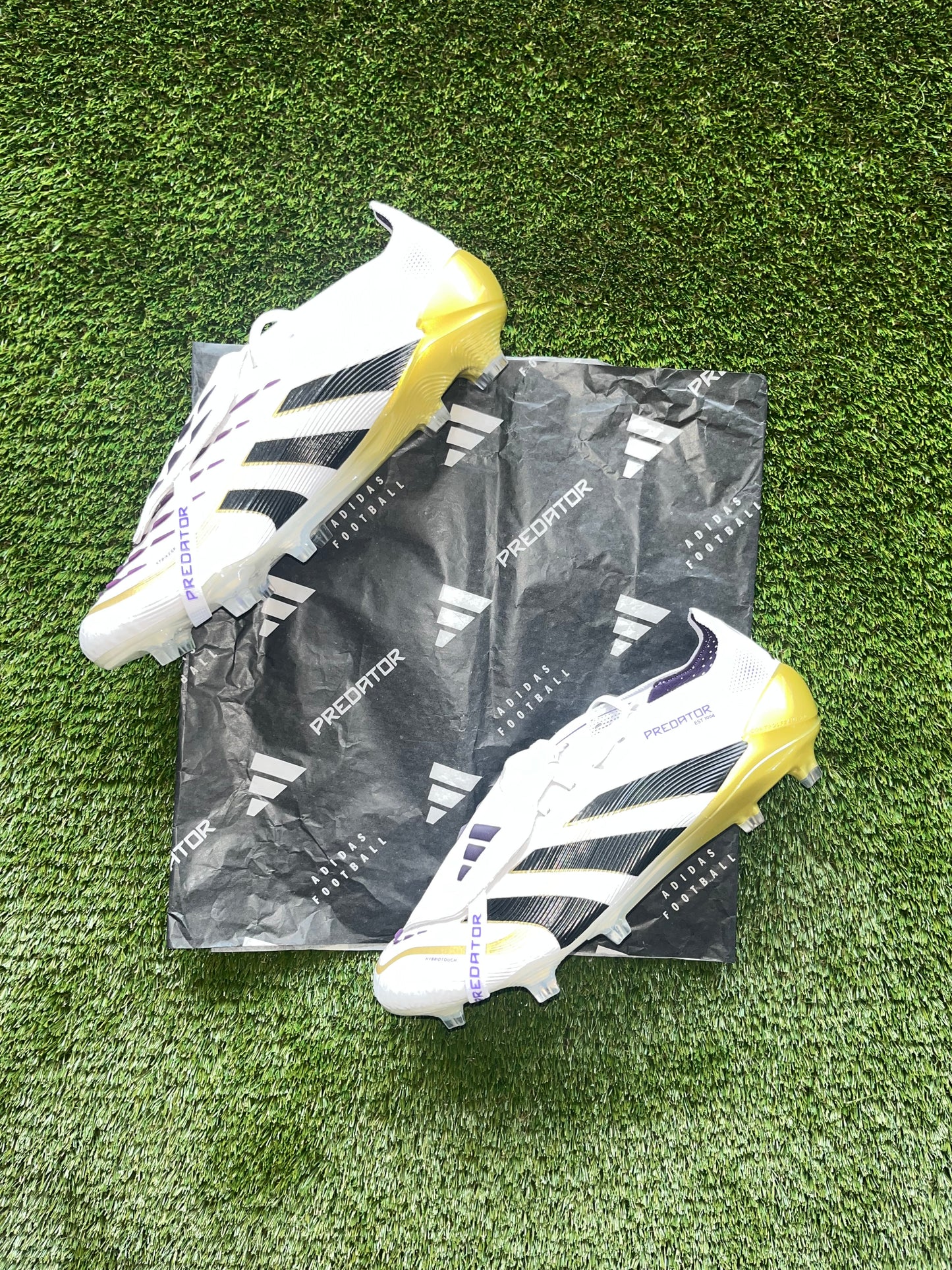 Adidas Predator Elite FT 👅 FG White/Black/Gold