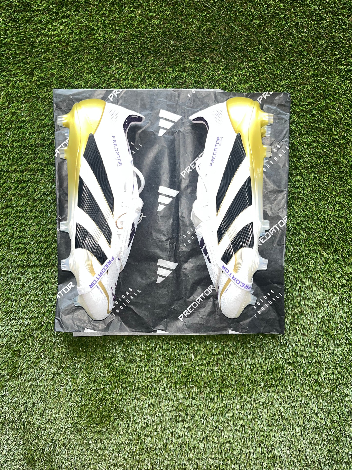 Adidas Predator Elite FT 👅 FG White/Black/Gold