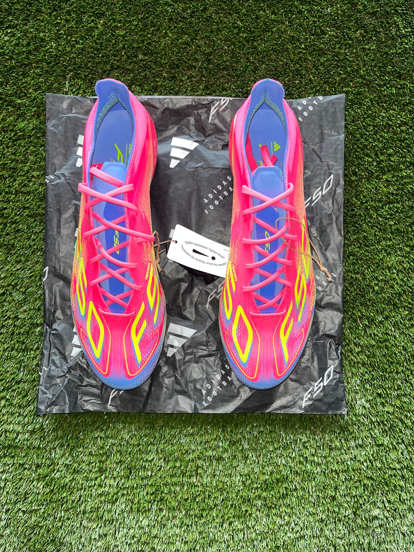 Adidas F50 Elite Laced SG Lucid Pink/ Lucid Lemon/ Blue Fusion
