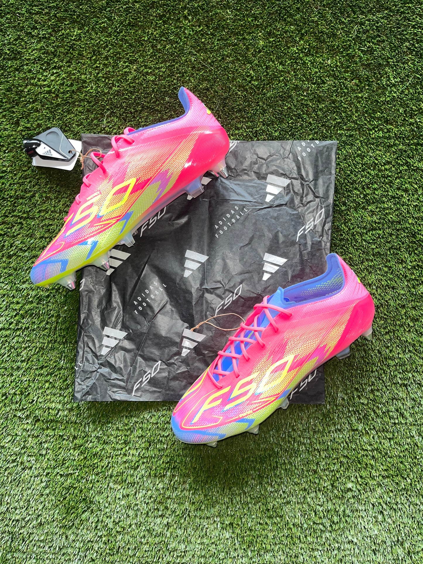 Adidas F50 Elite Laced SG Lucid Pink/ Lucid Lemon/ Blue Fusion