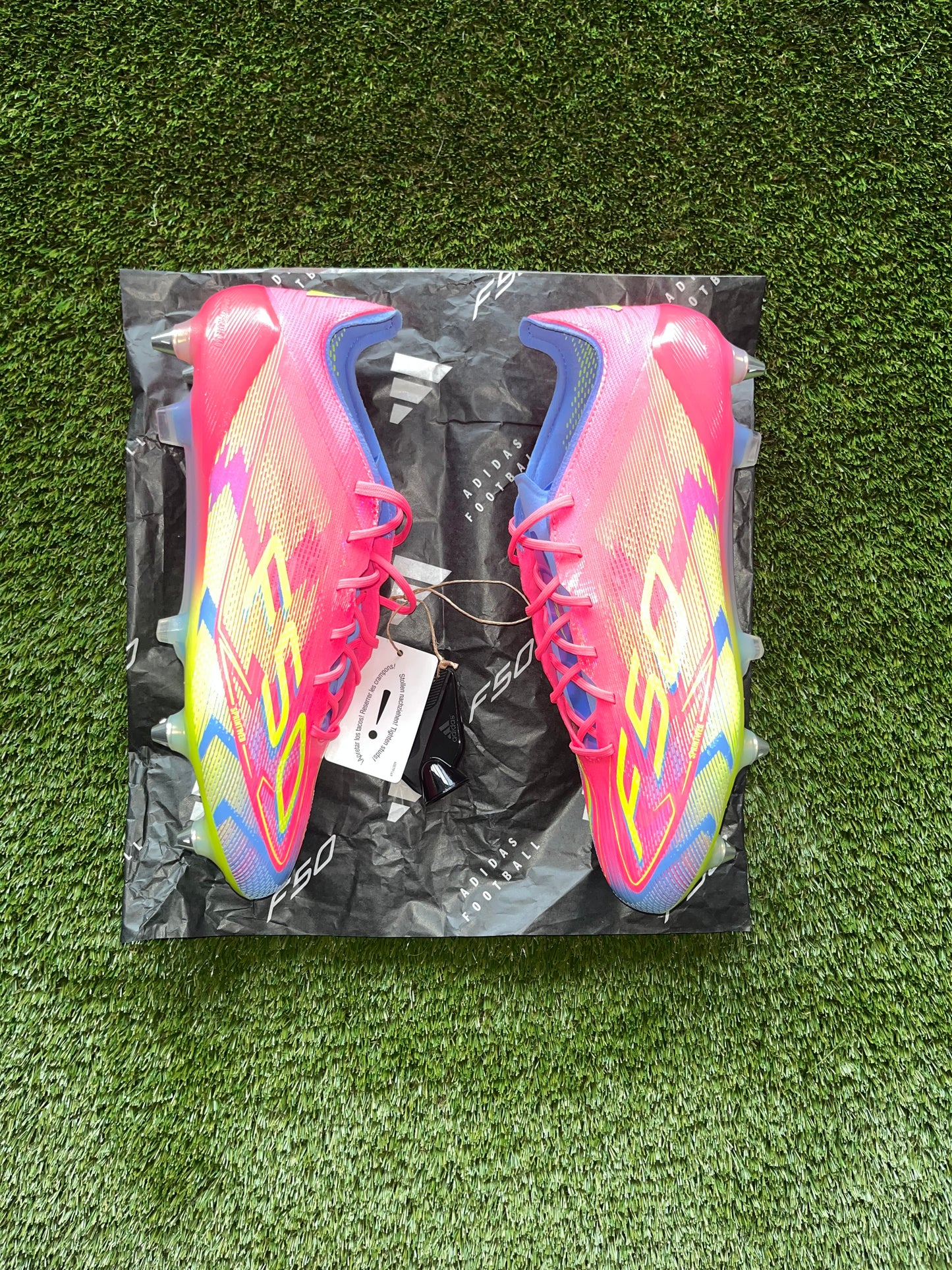 Adidas F50 Elite Laced SG Lucid Pink/ Lucid Lemon/ Blue Fusion