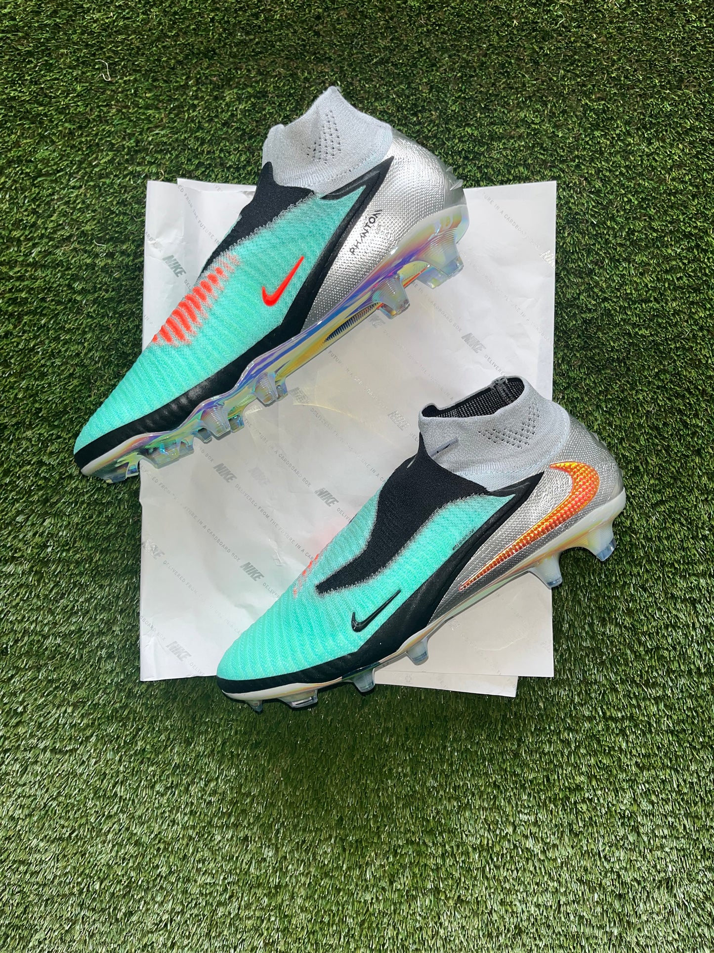 Nike Phantom 6 Elite High FG Turquoise/Black/Crimson