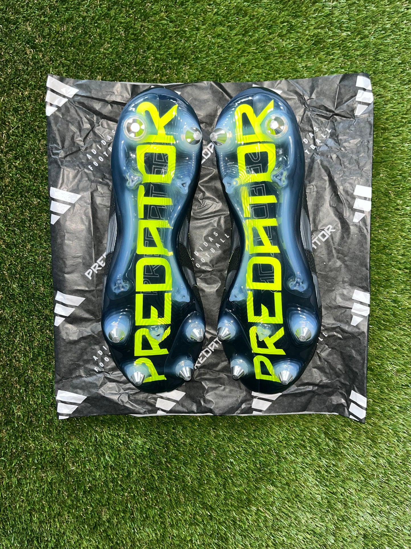 Adidas Predator Elite Laceless Soft Ground Black/Lucid Lemon