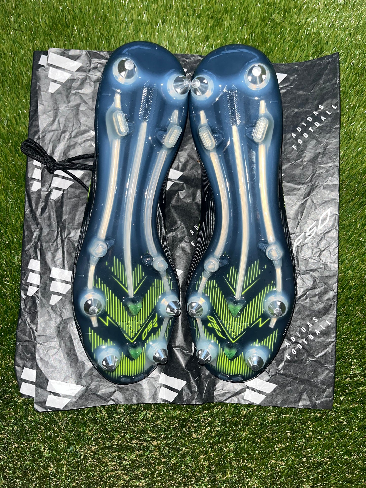 Adidas F50 Elite Laced Soft Ground Black/Lucid Lemon