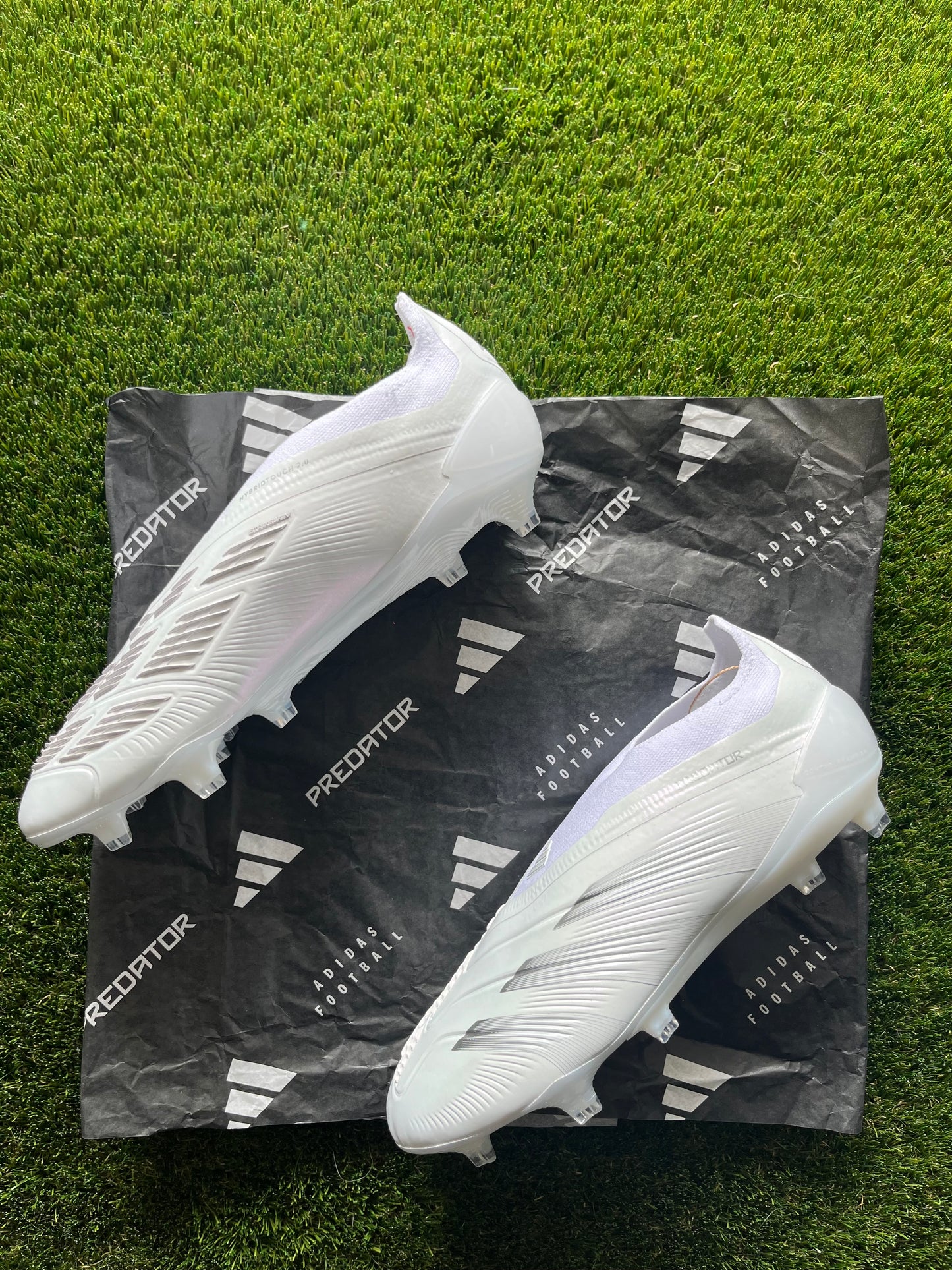 Adidas Predator Elite Firm Ground Laceless White/Silver
