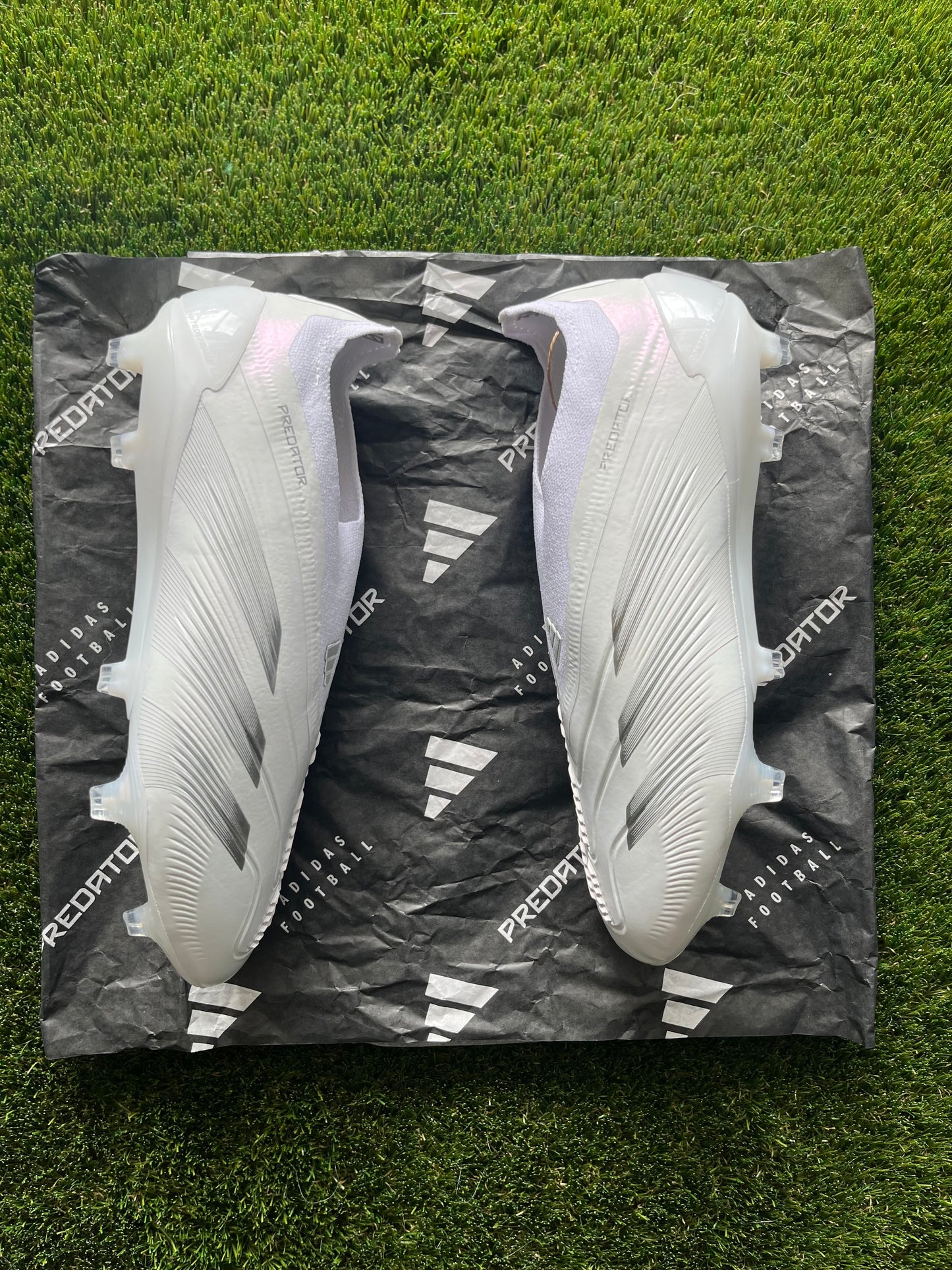 Adidas Predator Elite Firm Ground Laceless White/Silver