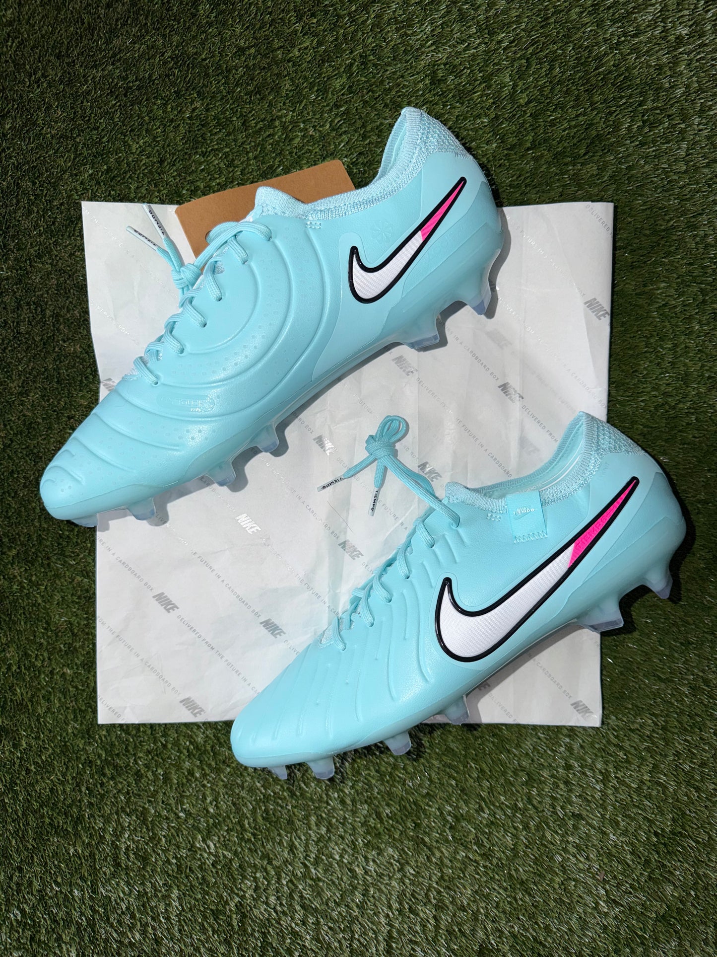 Nike Tiempo Legend 10 Elite Firm Ground Light Blue/Turquoise