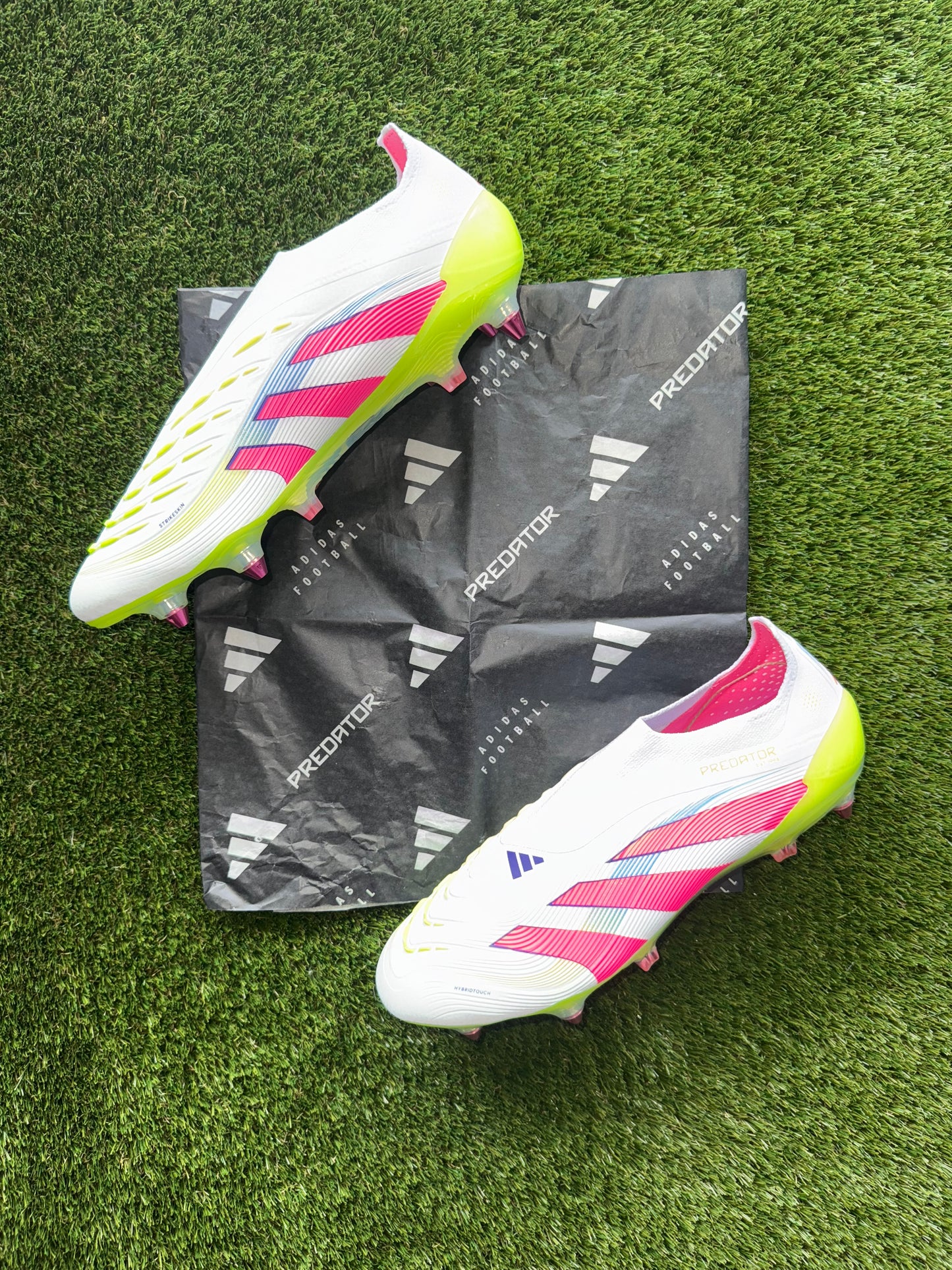 Adidas Predator Elite Laceless Soft Ground Celestial Pack White/Green/pink