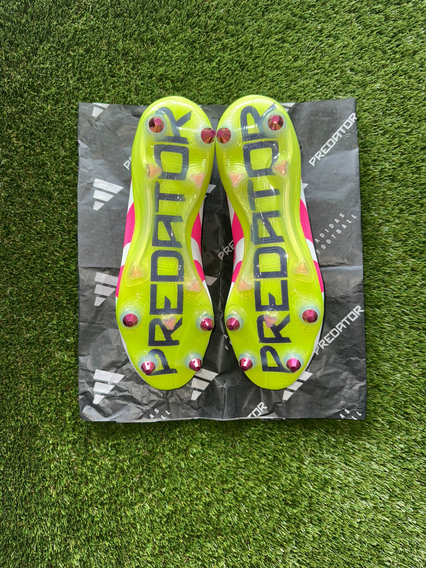 Adidas Predator Elite Laceless Soft Ground Celestial Pack White/Green/pink