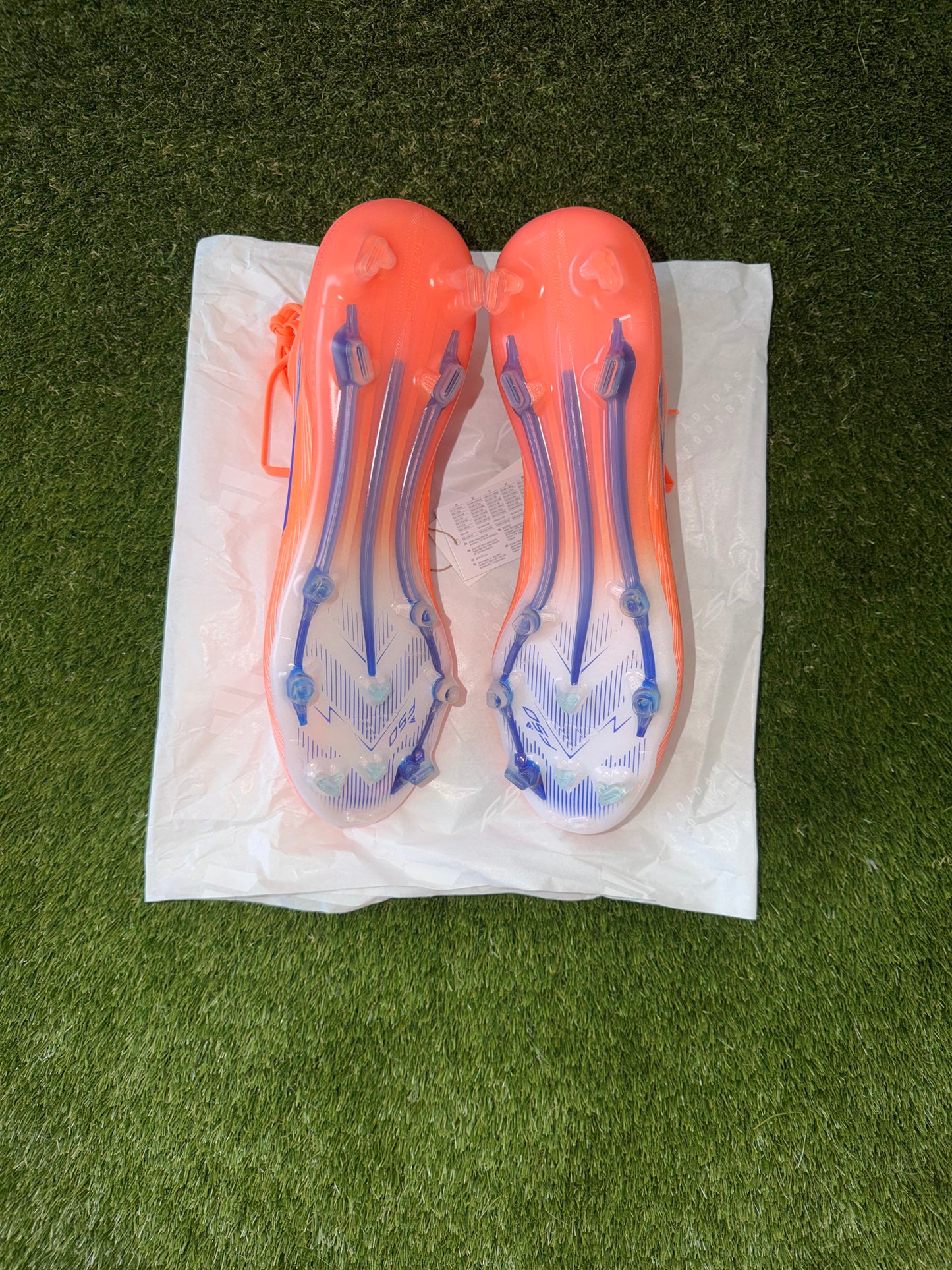 Adidas F50 Elite Laced Firm Ground Orange Blue