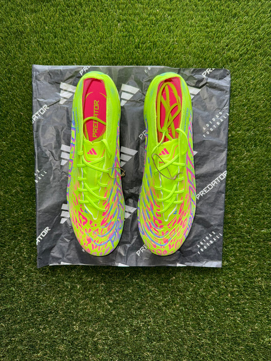 Adidas Predator Elite FG Laced Lucid Lemon/Pink/Blue