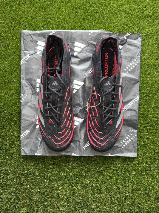 Adidas Predator Elite FG Laced Black/Grey/Lucid Red